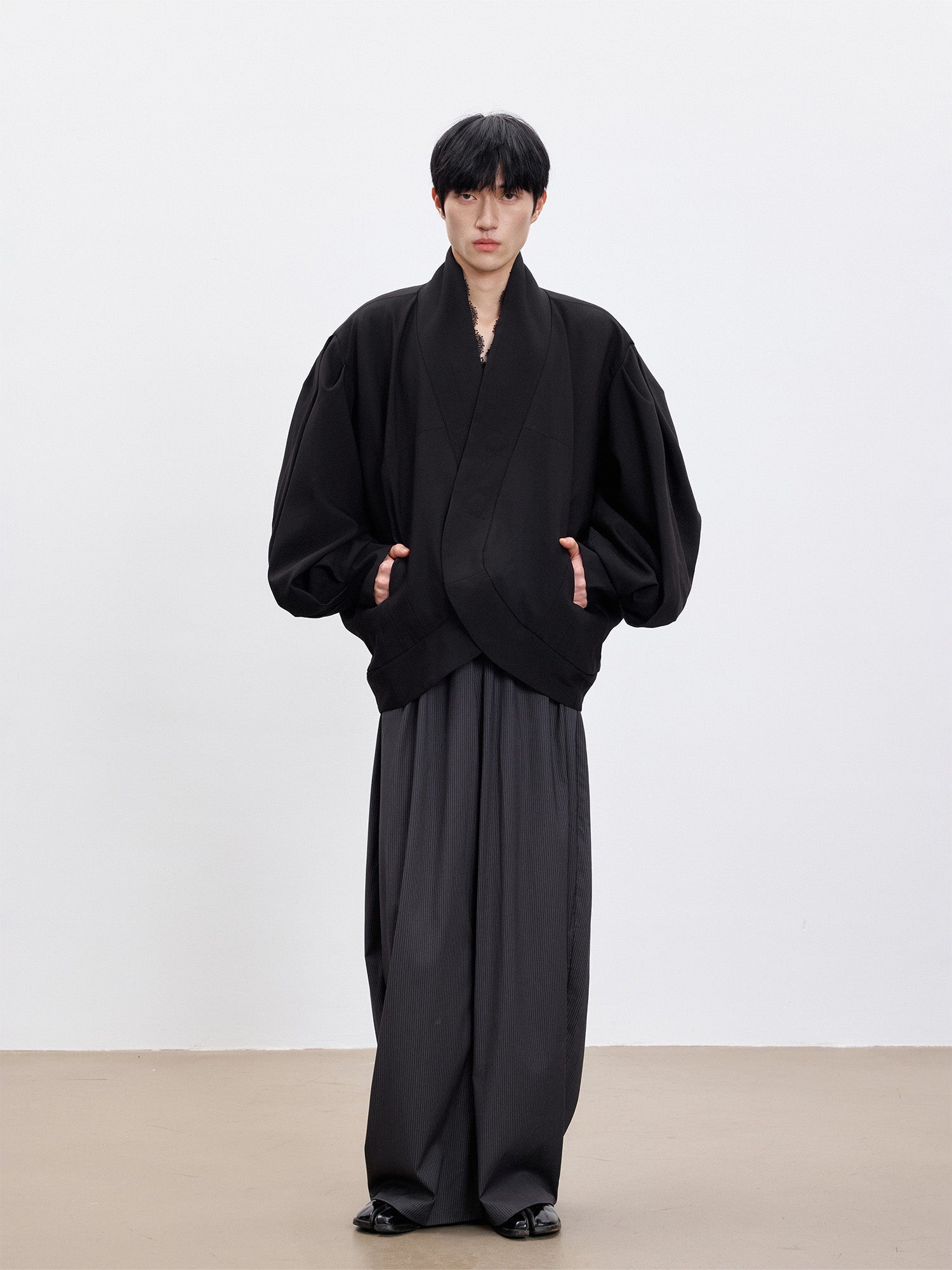 TUIMU Deconstructed Reversible Jacket-Jacket-S-Free Shipping Leatheretro