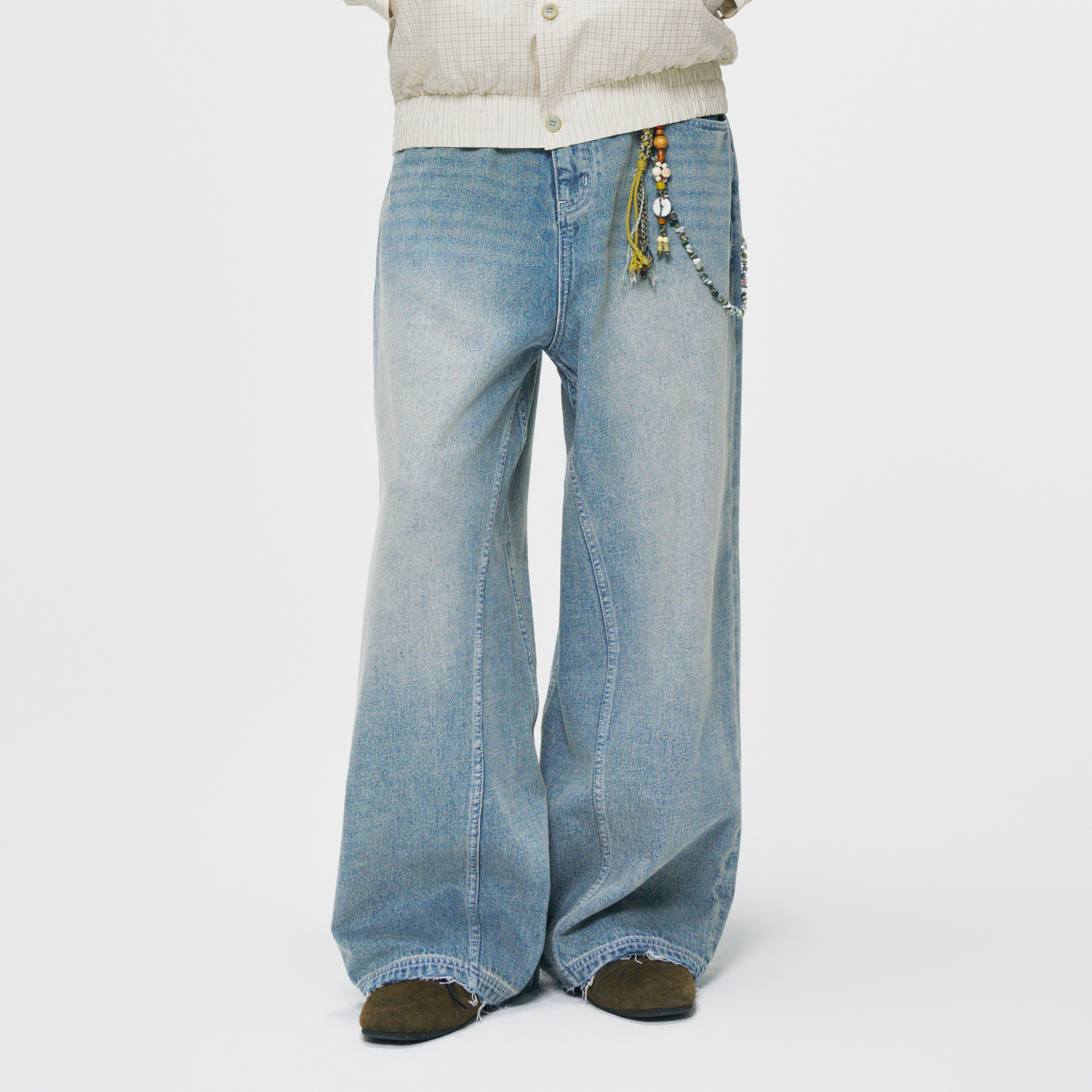 GONGHE REPUB Essential Washed Straight-Leg Jeans-Jeans-XS-Free Shipping Leatheretro