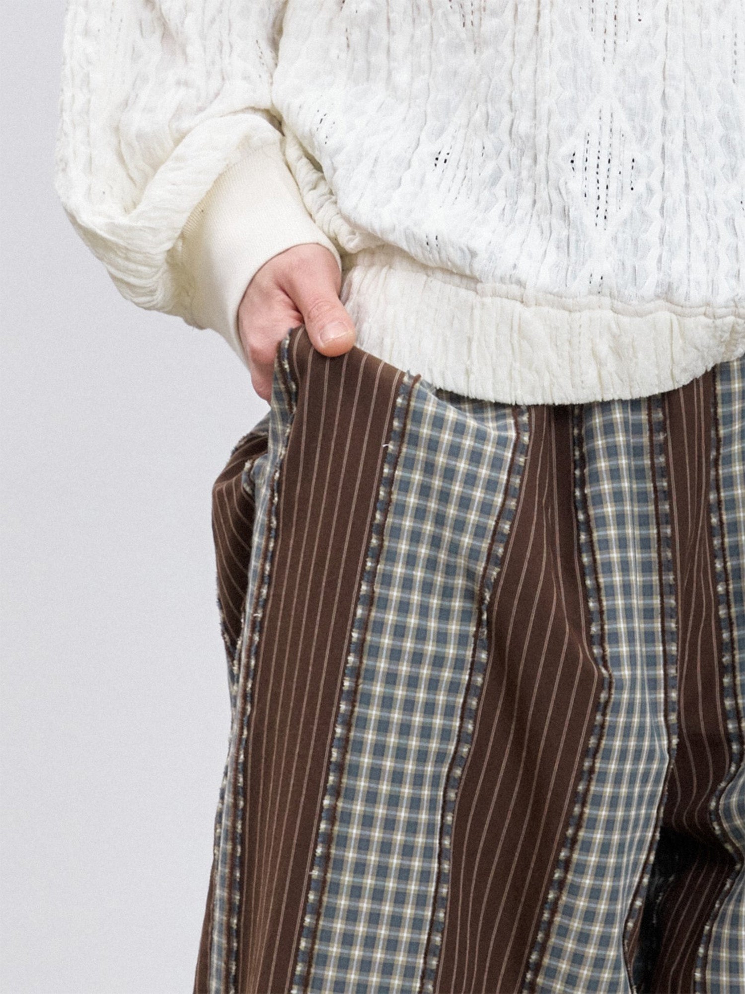 TUIMU Striped Wide-Leg Lounge Pants-Pants-S (Preorder)-Free Shipping Leatheretro