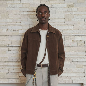 GONGHE REPUB Short-Pile Faux Suede Jacket-Jacket-S-Free Shipping Leatheretro