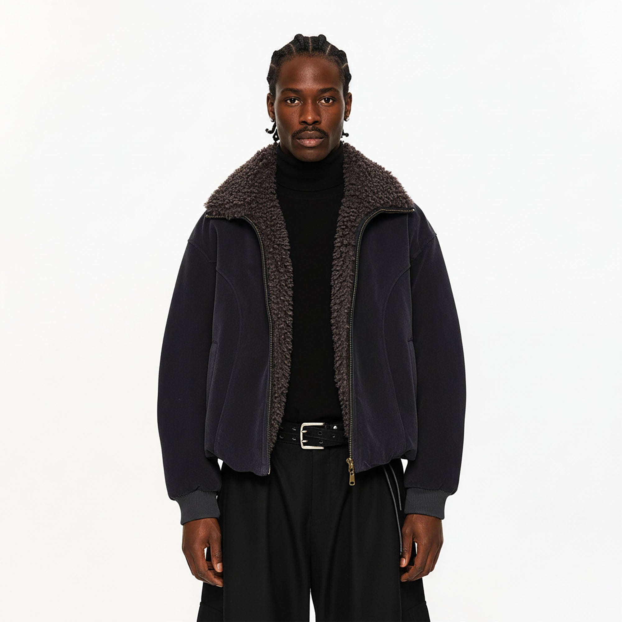 KREATE Suede Fuzzy Lining Jacket-Jacket-S (Preorder)-Free Shipping Leatheretro