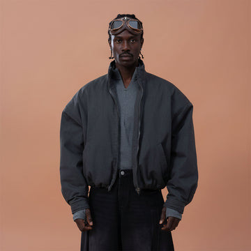 CLP Modern Cropped Puffer Jacket-Jacket-M-Free Shipping Leatheretro