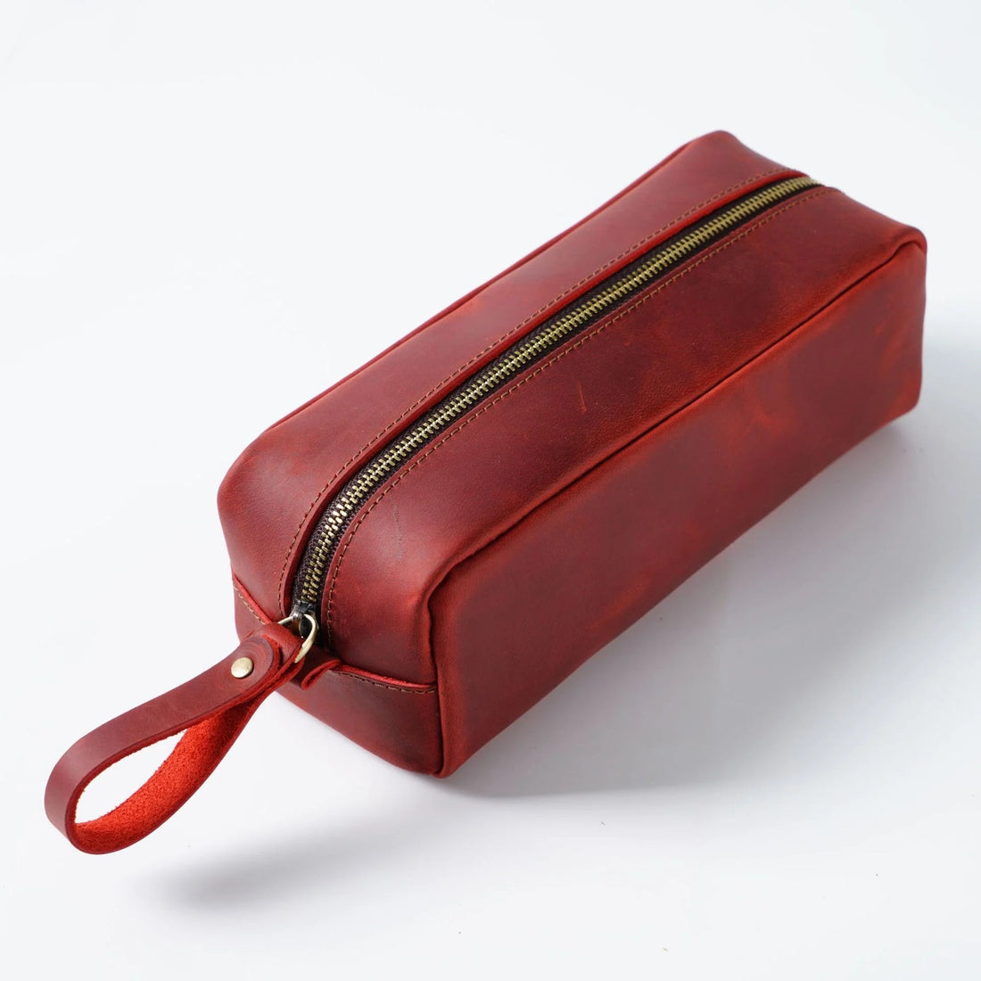 Genuine Leather Pen Pouch Stationery Storage-Handbags, Wallets & Cases-Brown-Free Shipping Leatheretro