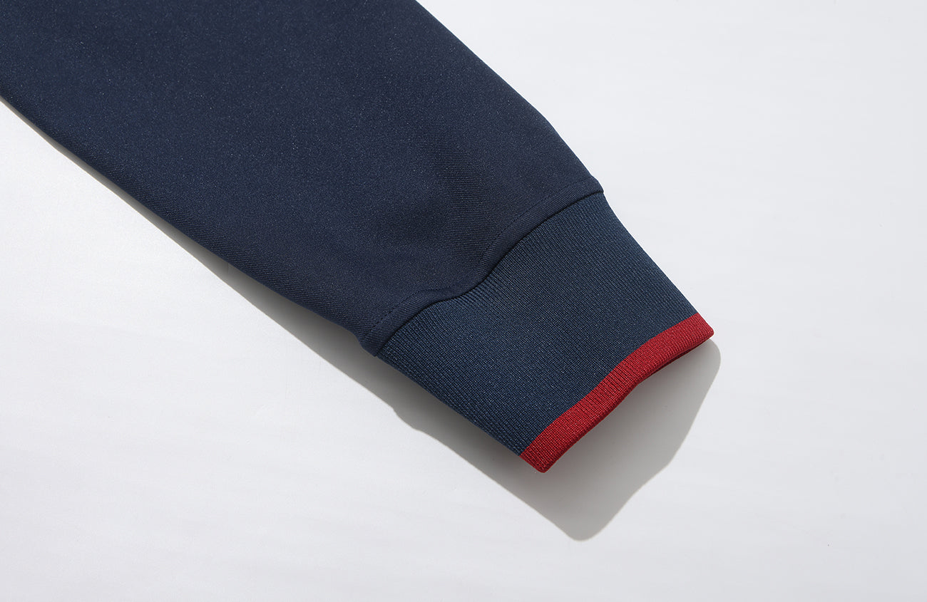 UMAMIISM Retro Striped Track Jacket-Jacket-XS (Preorder)-Dark Blue-Free Shipping Leatheretro
