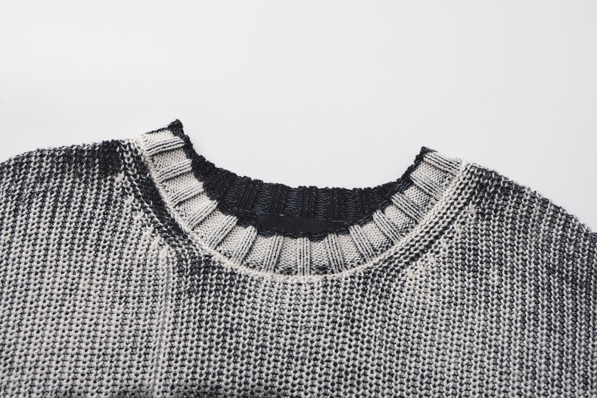 VANN VALRENCE Washed Distressed LOGO Sweater-Sweater-S-Free Shipping Leatheretro