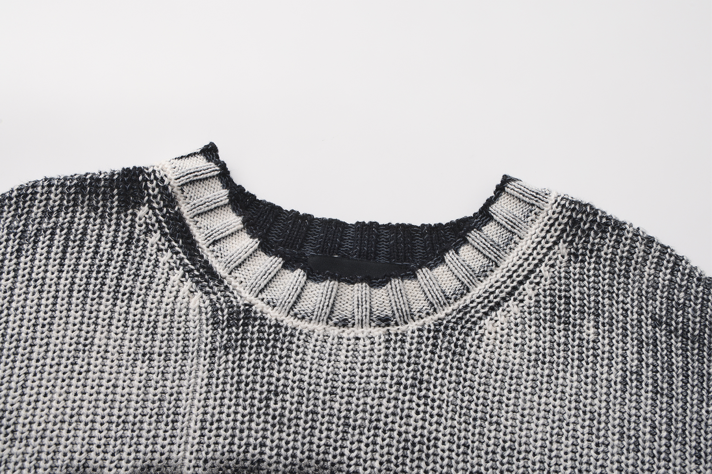 VANN VALRENCE Washed Distressed LOGO Sweater-Sweater-S-Free Shipping Leatheretro