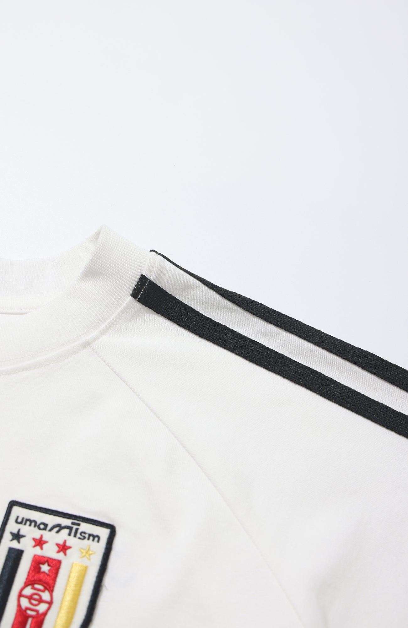 UMAMIISM Contrast Stripe Jersey Tee-T Shirt-XS-Dark Blue-Free Shipping Leatheretro