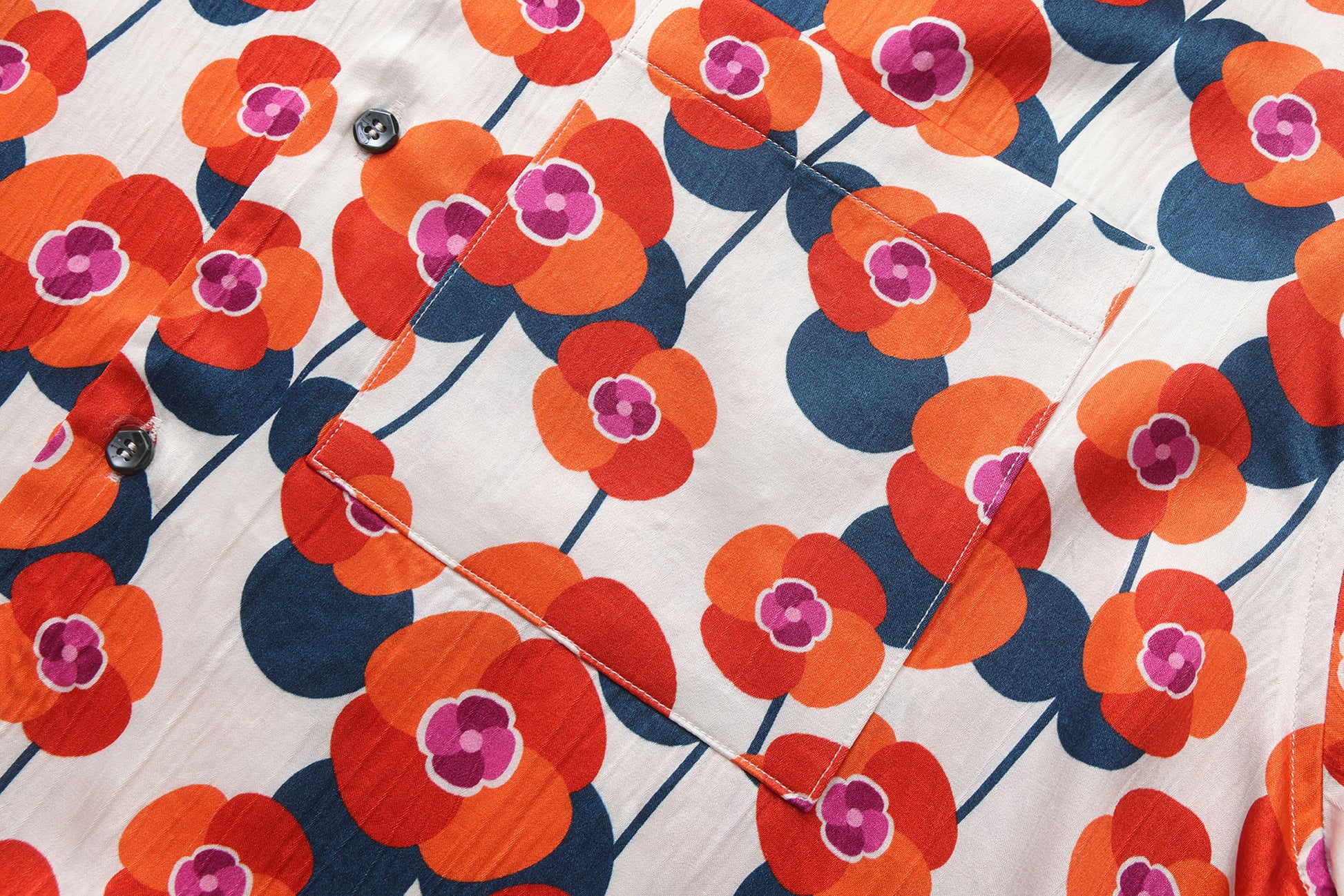 VANN VALRENCE Bloom Full-Print Half Shirt-Shirt-S-Free Shipping Leatheretro