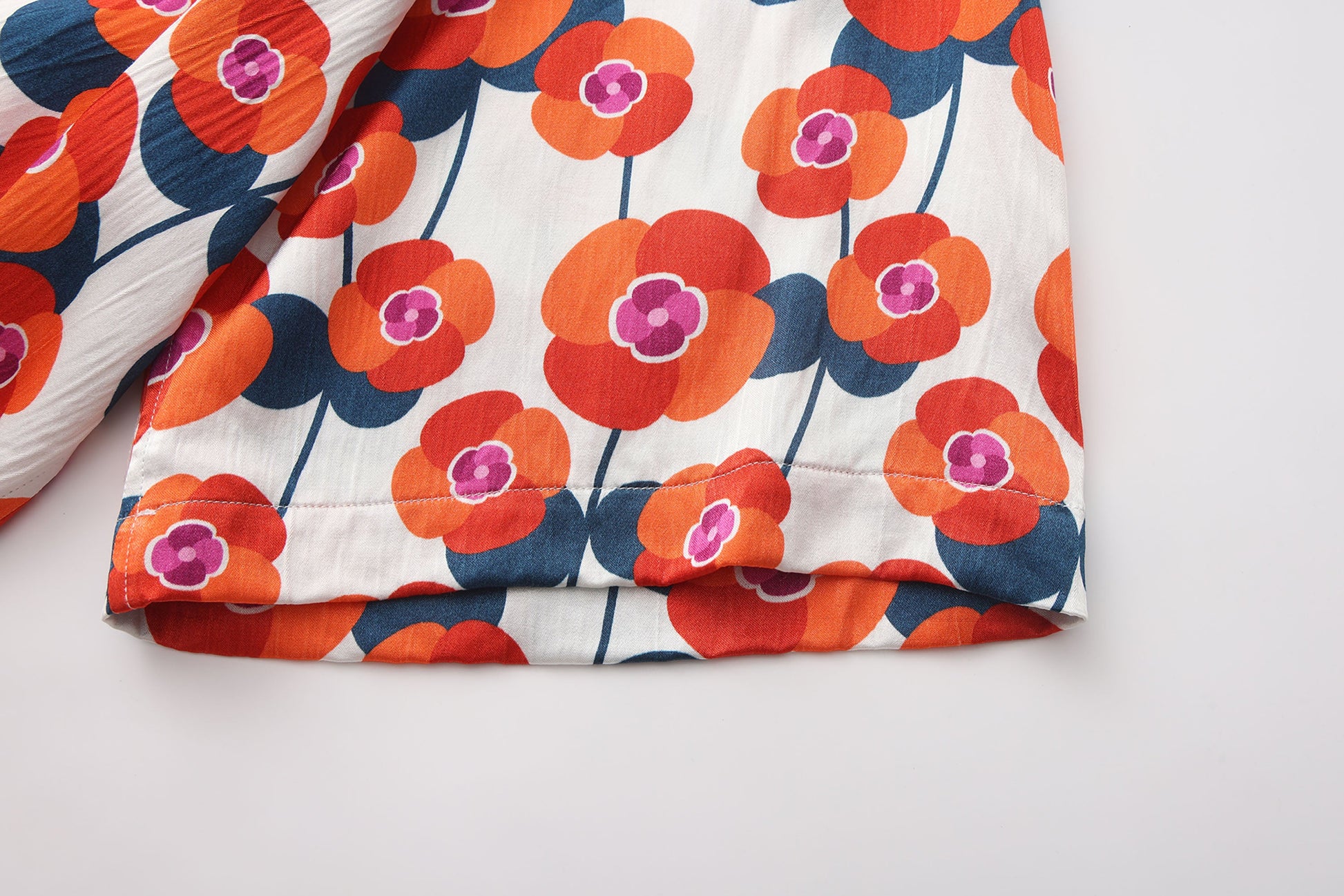 VANN VALRENCE Bloom Full-Print Half Shirt-Shirt-S-Free Shipping Leatheretro