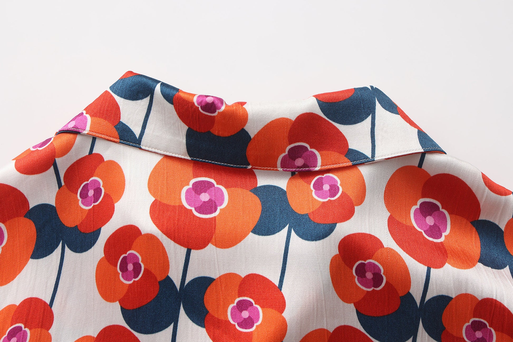 VANN VALRENCE Bloom Full-Print Half Shirt-Shirt-S-Free Shipping Leatheretro