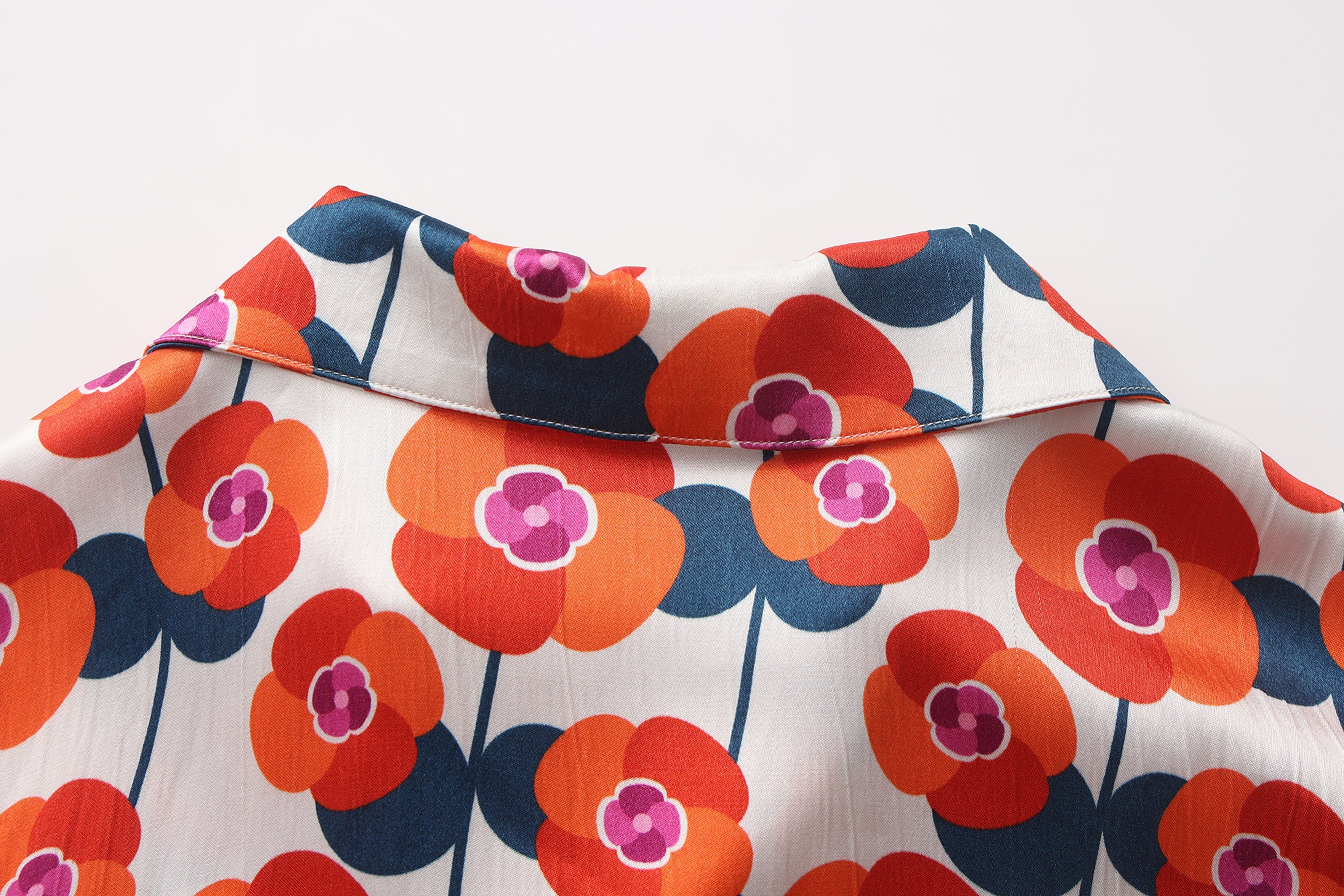 VANN VALRENCE Bloom Full-Print Half Shirt-Shirt-S-Free Shipping Leatheretro