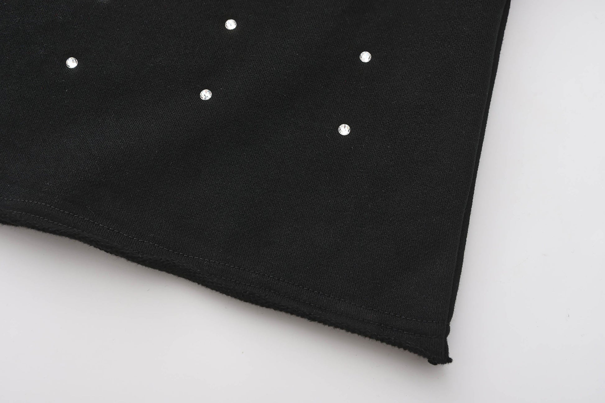 BLACK8MOB Full Studded Cross Hoodie-Hoodie-S-Free Shipping Leatheretro