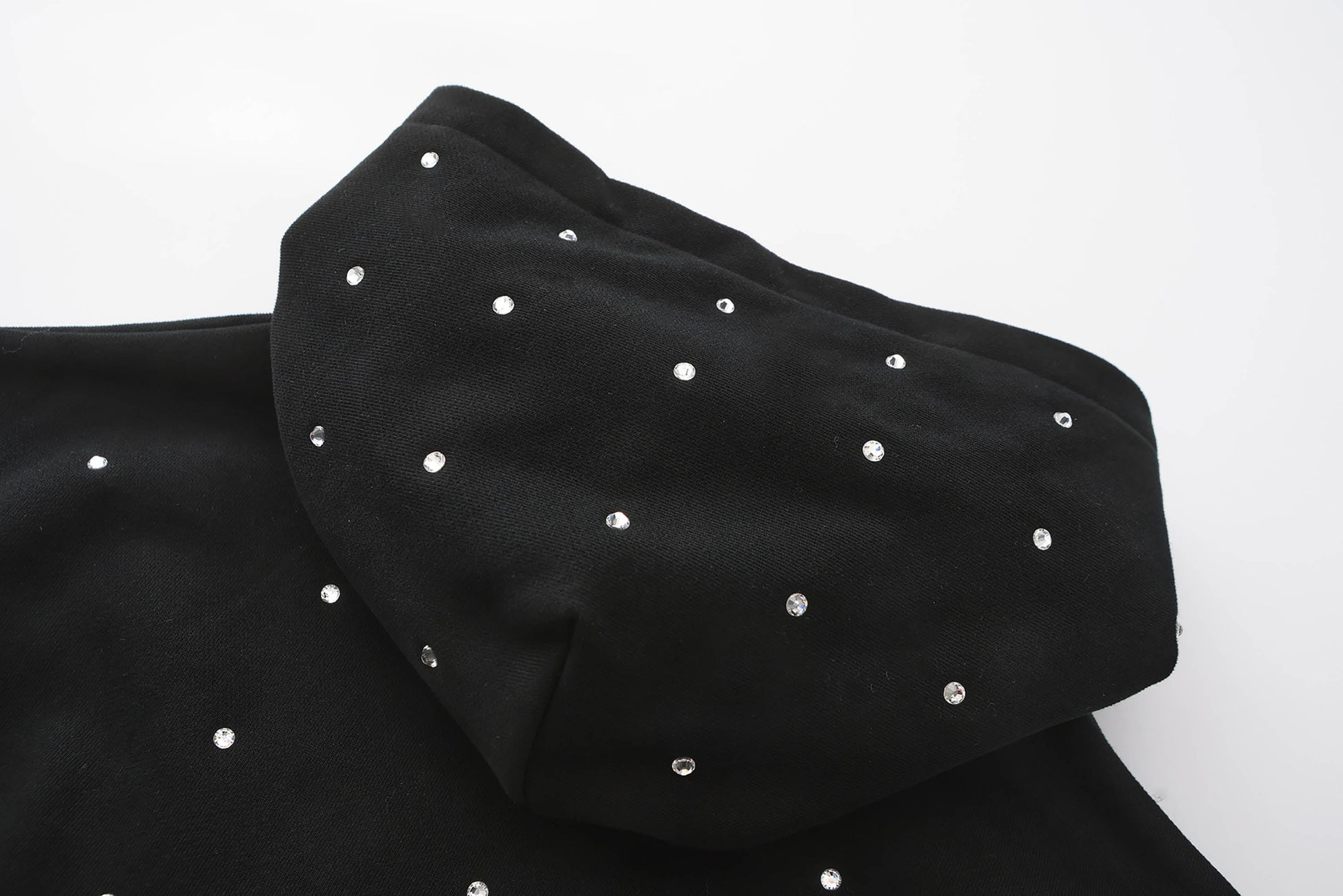 BLACK8MOB Full Studded Cross Hoodie-Hoodie-S-Free Shipping Leatheretro