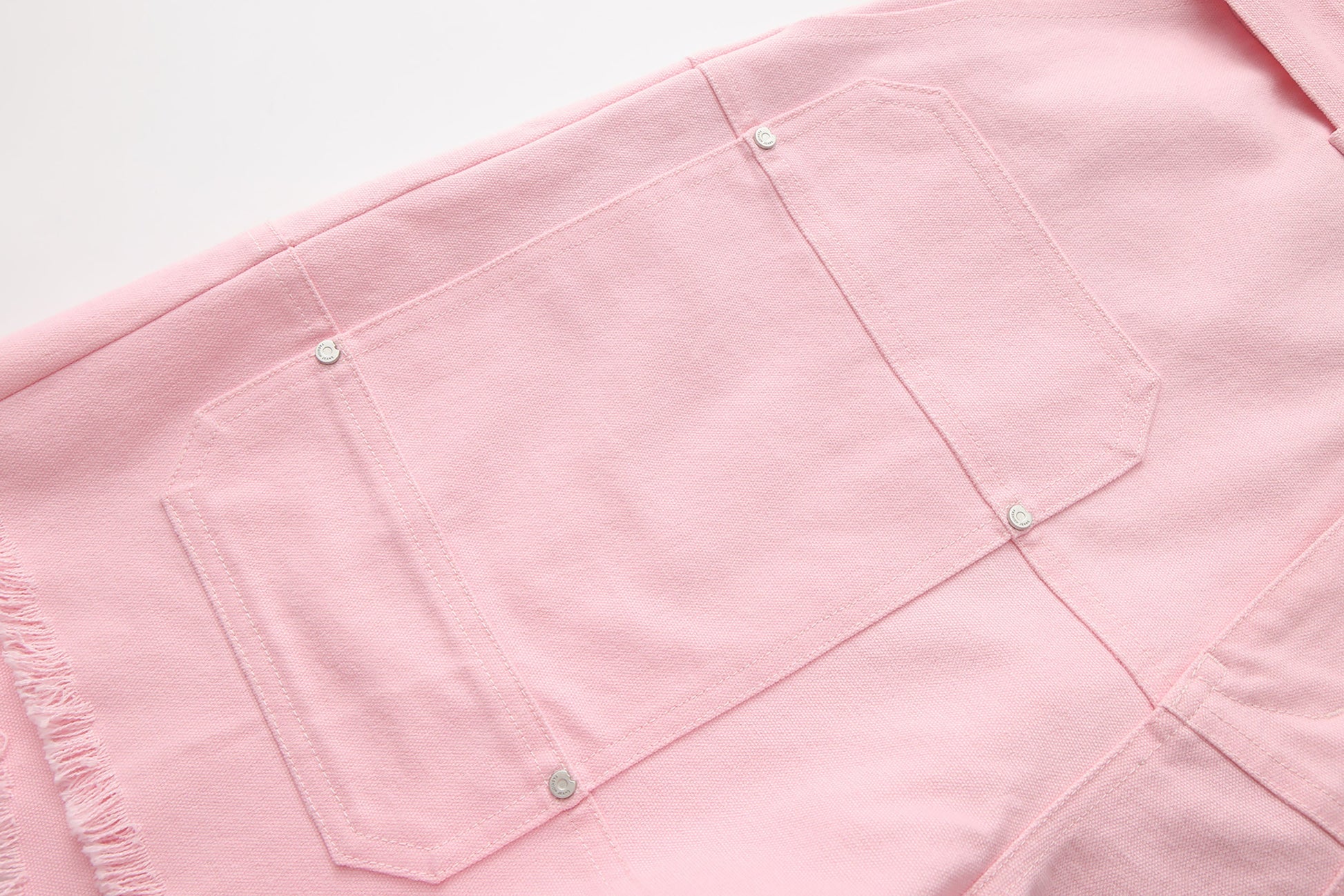VANN VALRENCE Belt Raw-Edge Cotton Shorts-Shorts-S-Free Shipping Leatheretro