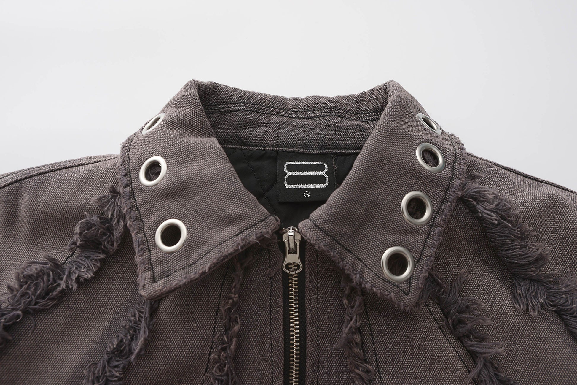 BLACK8MOB Deconstructed Frayed Jacket-Jacket-S-Free Shipping Leatheretro