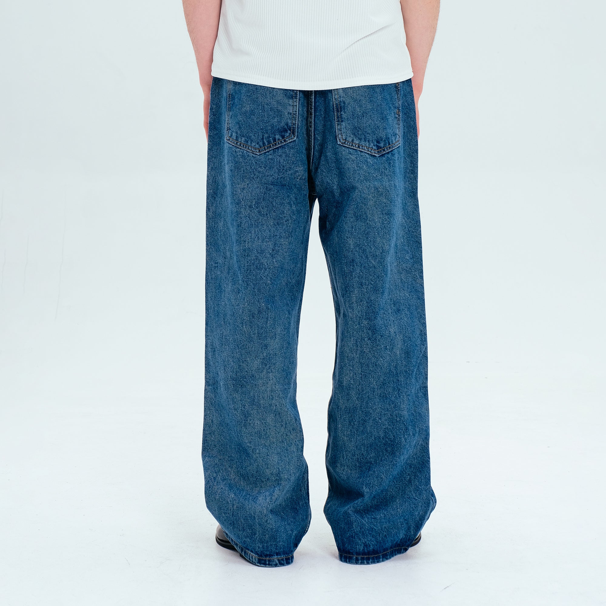 WIID Classic Faded Straight Jeans-Jeans-M (Preorder)-Free Shipping Leatheretro