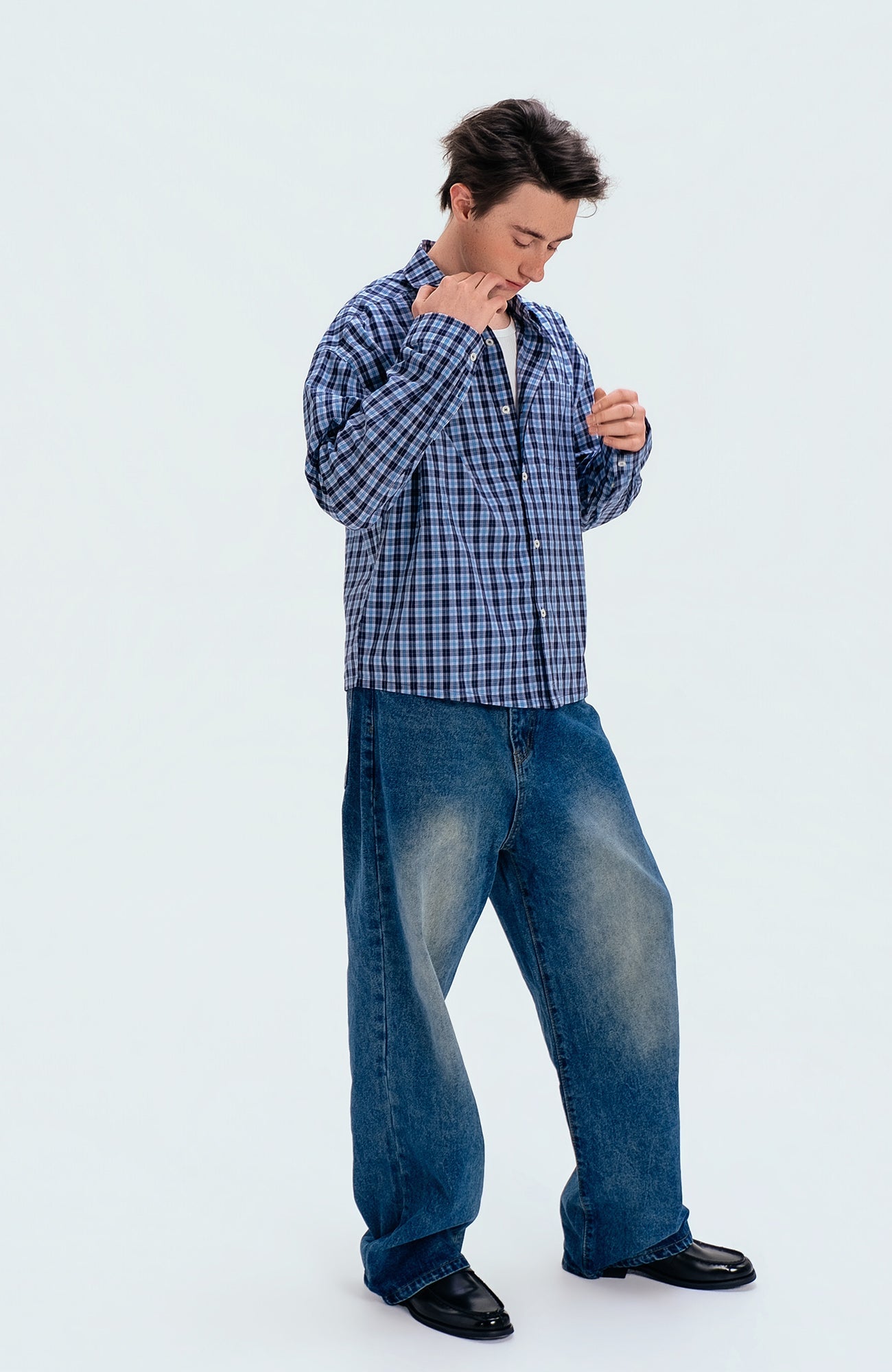 WIID Classic Faded Straight Jeans-Jeans-M (Preorder)-Free Shipping Leatheretro