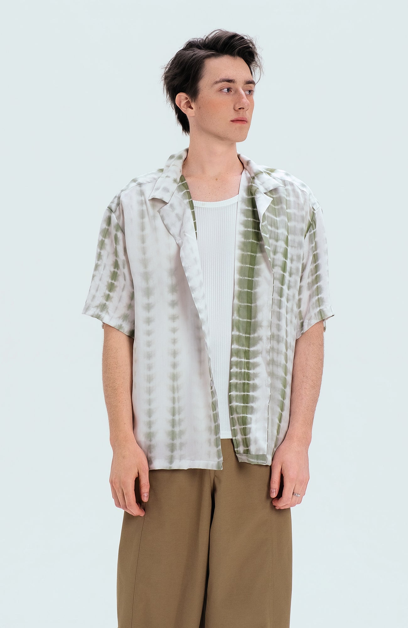 WIID Tie-Dye Cuban Half Shirt-Half shirt-M (Preorder)-Free Shipping Leatheretro