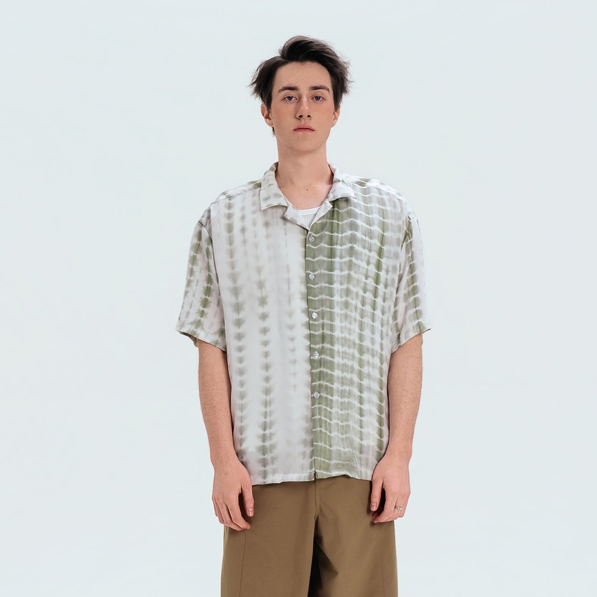 WIID Tie-Dye Cuban Half Shirt-Half shirt-M (Preorder)-Free Shipping Leatheretro