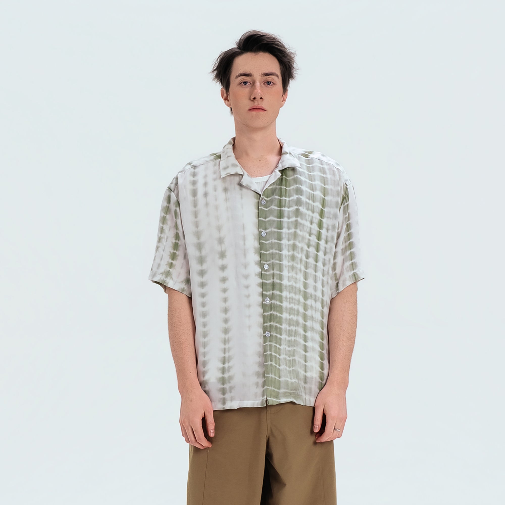 WIID Tie-Dye Cuban Half Shirt-Half shirt-M (Preorder)-Free Shipping Leatheretro