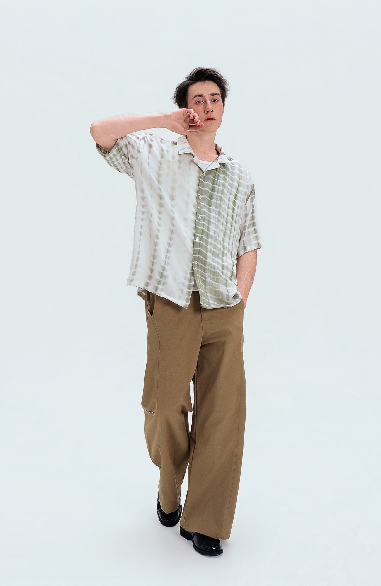 WIID Tie-Dye Cuban Half Shirt-Half shirt-M (Preorder)-Free Shipping Leatheretro