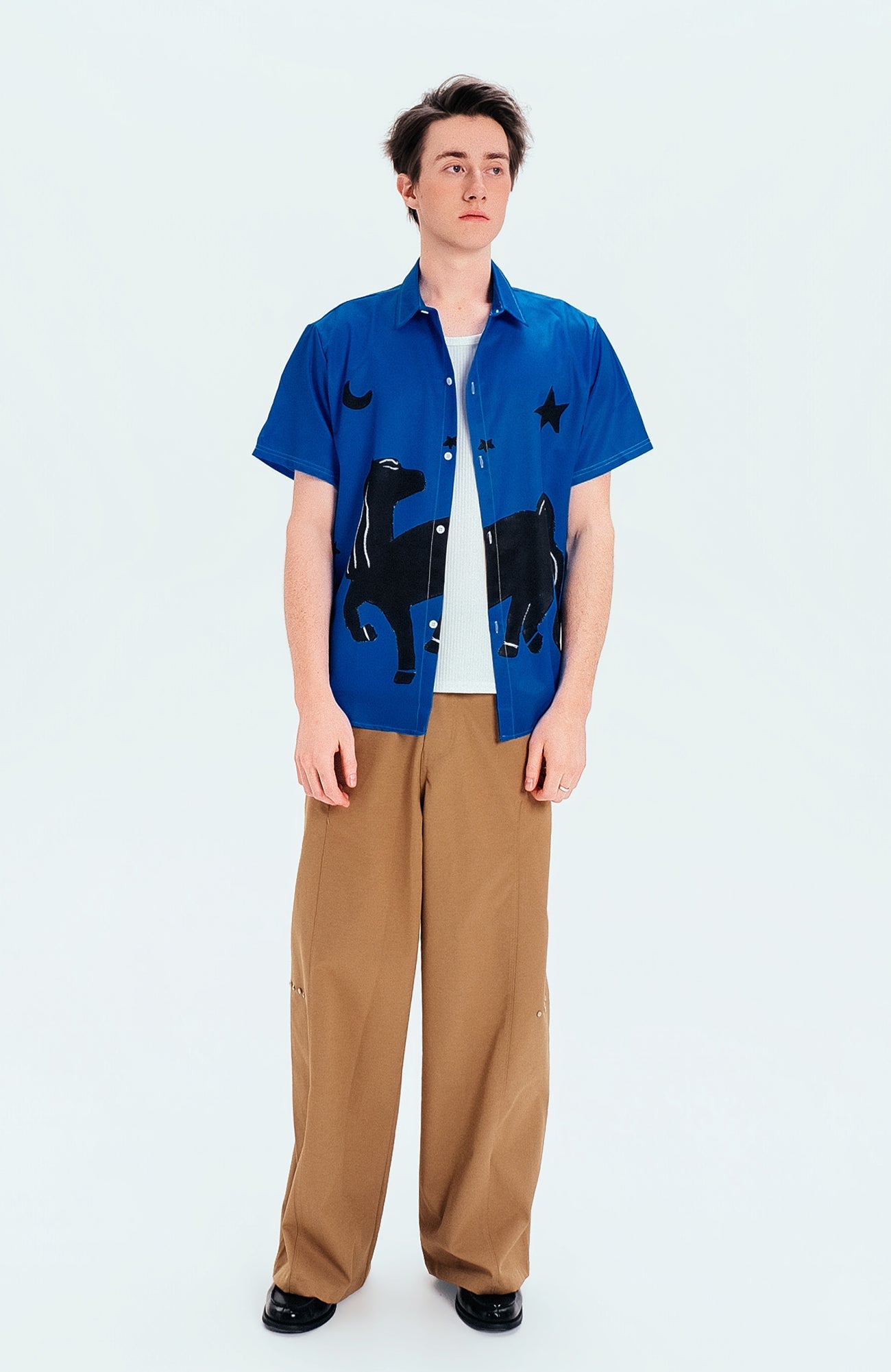 WIID Animal Graphic Half Shirt-Half shirt-M (Preorder)-Free Shipping Leatheretro