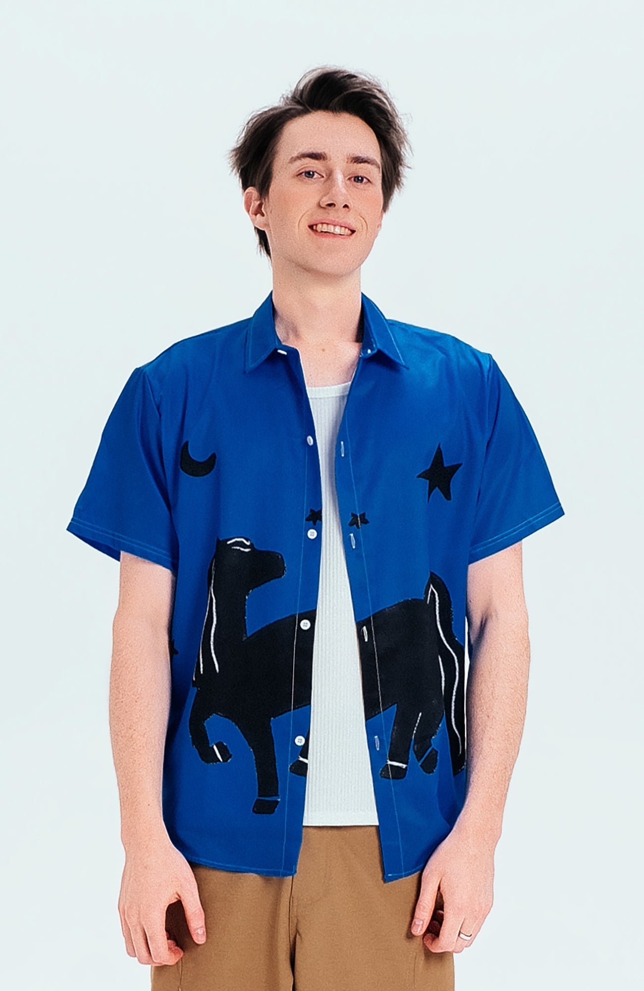 WIID Animal Graphic Half Shirt-Half shirt-M (Preorder)-Free Shipping Leatheretro