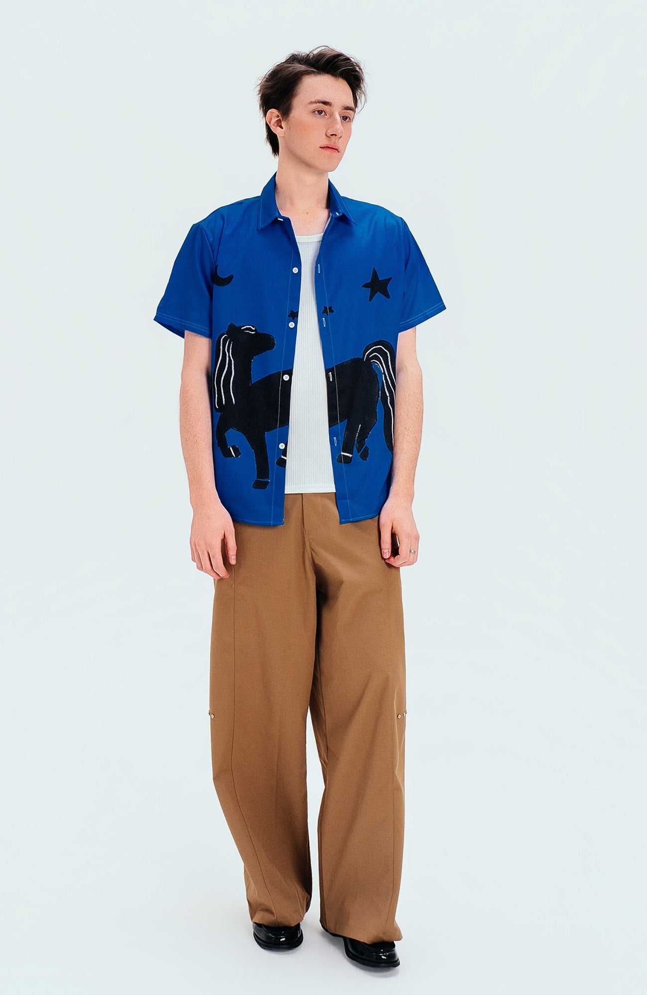 WIID Animal Graphic Half Shirt-Half shirt-M (Preorder)-Free Shipping Leatheretro
