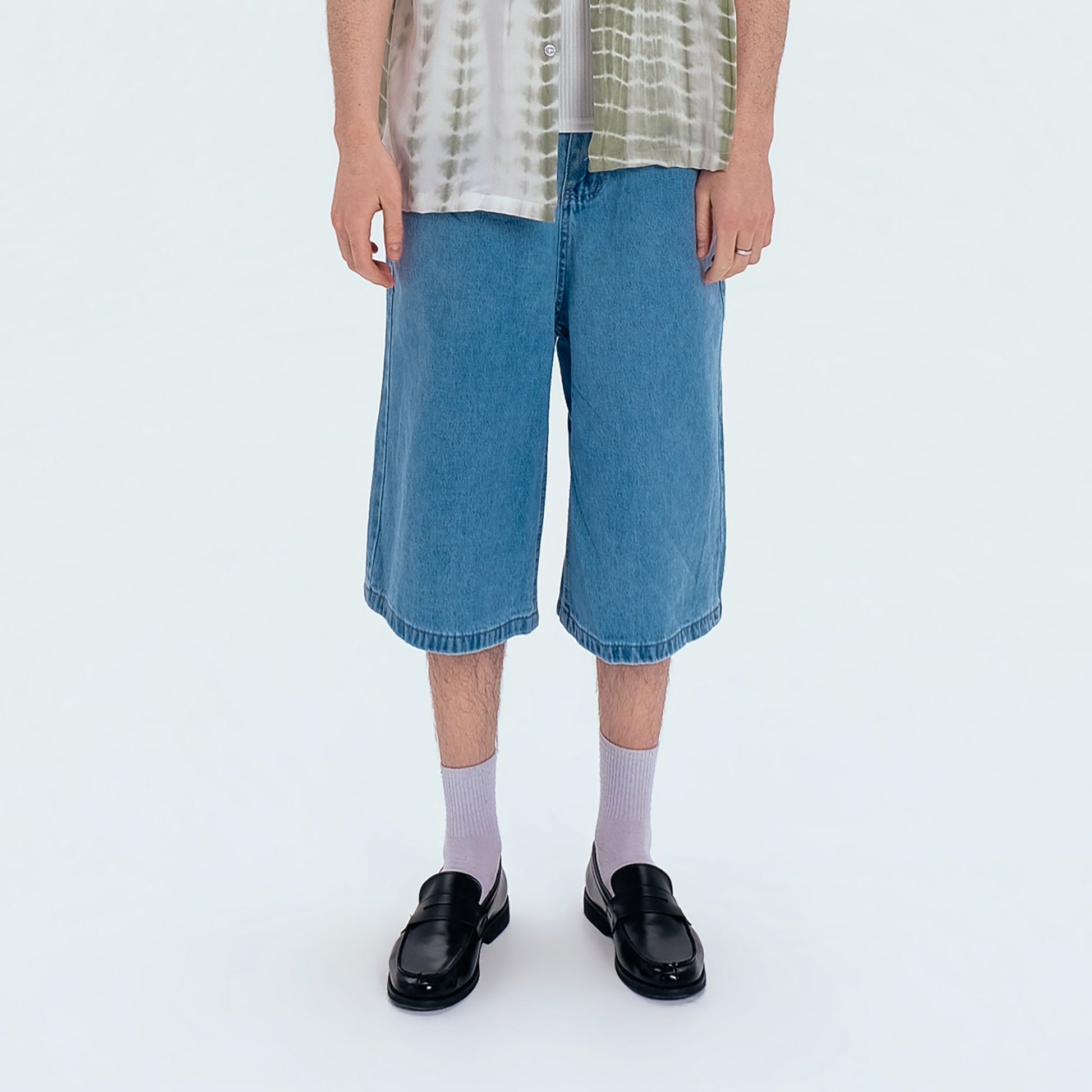 WIID Classic Faded Bermuda Jorts-Shorts-M (Preorder)-Free Shipping Leatheretro