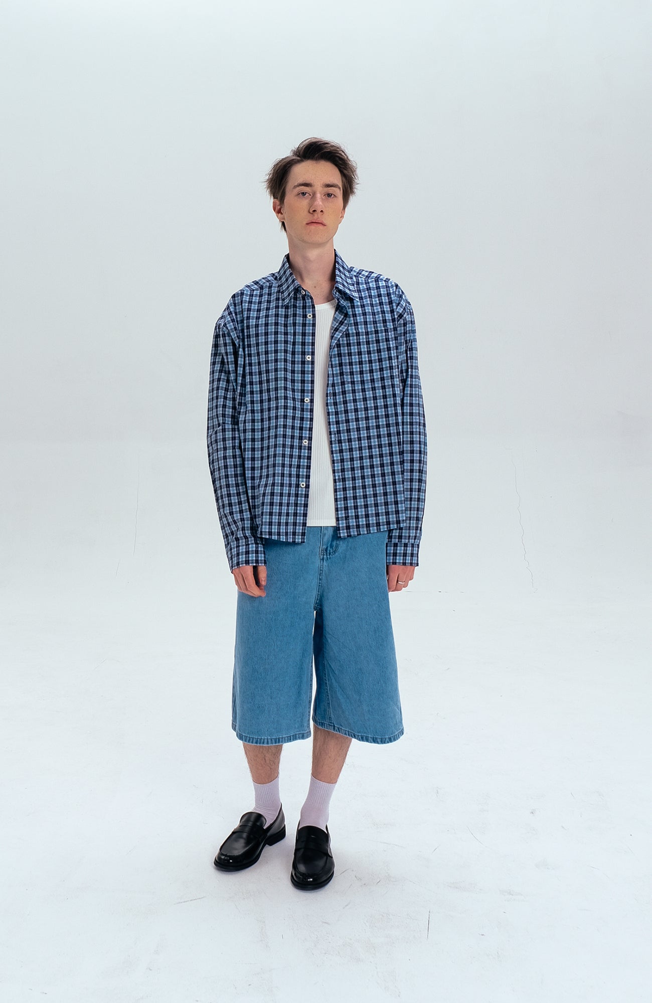 WIID Classic Faded Bermuda Jorts-Shorts-M (Preorder)-Free Shipping Leatheretro