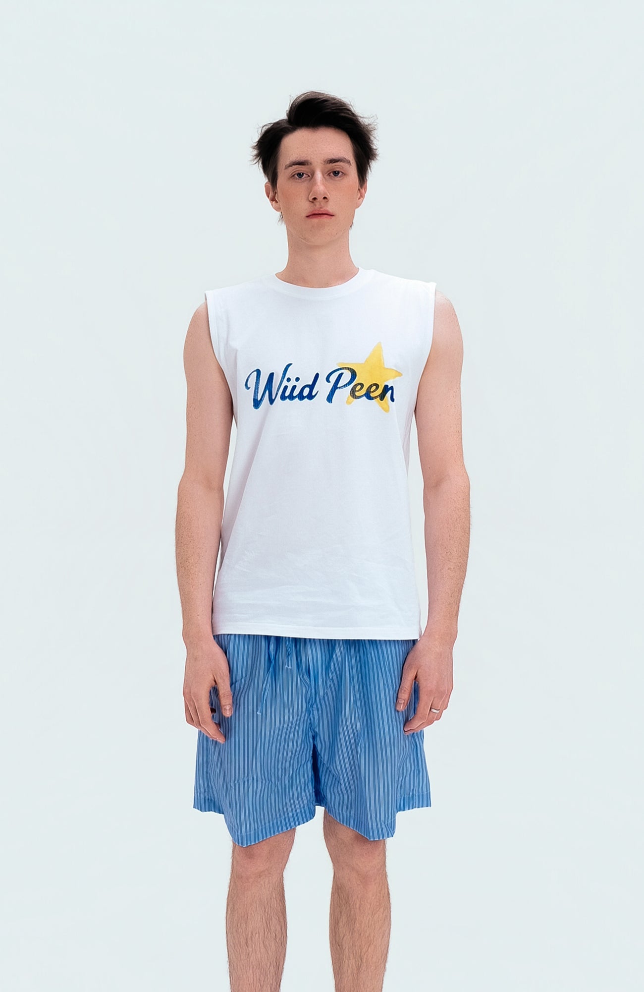 WIID Striped Drawstring Board Shorts-Shorts-M (Preorder)-Free Shipping Leatheretro