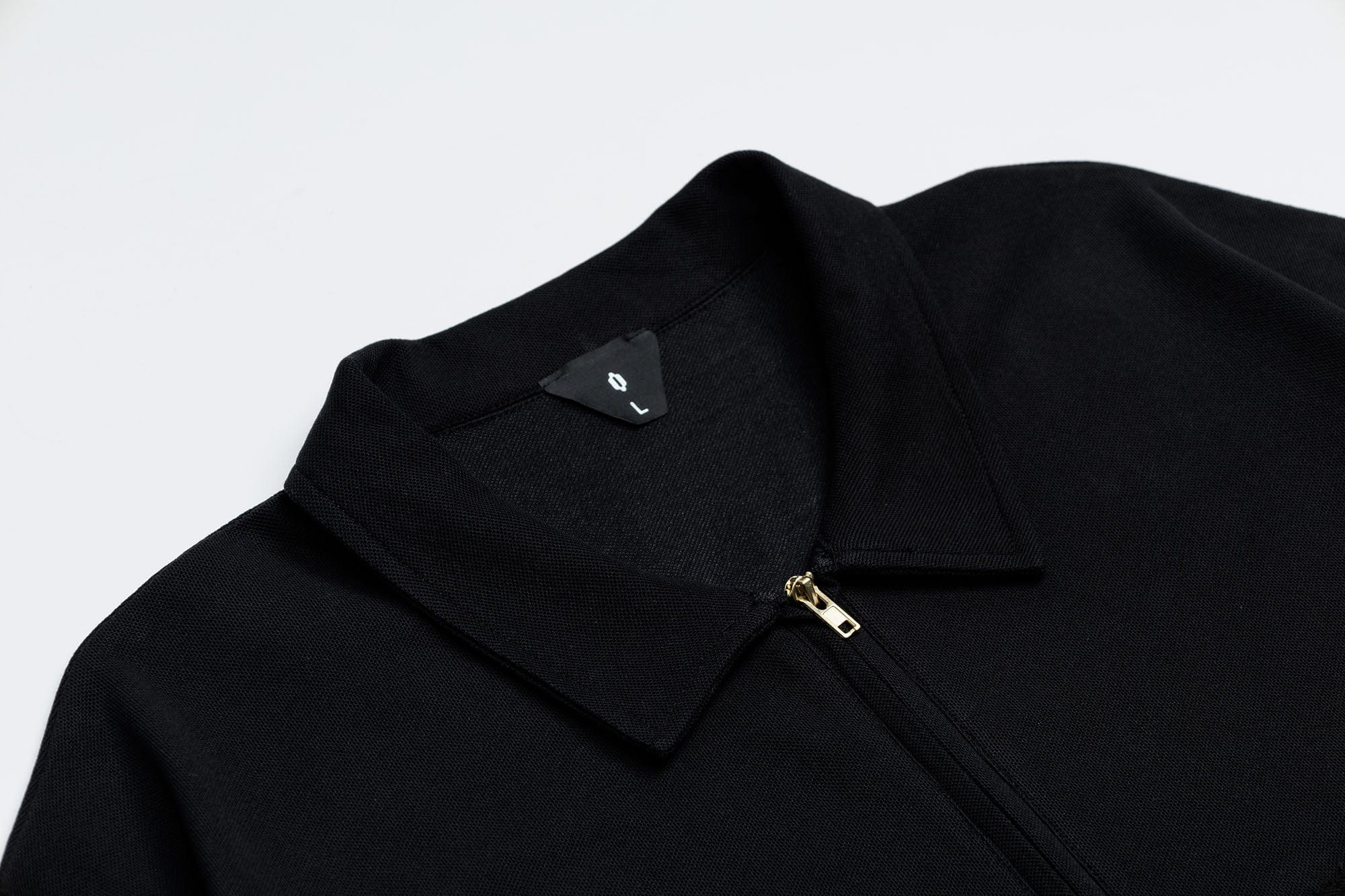 OVDY Essential Half-Zip Polo Pocket T-Shirt-T Shirt-Black-S-Free Shipping Leatheretro