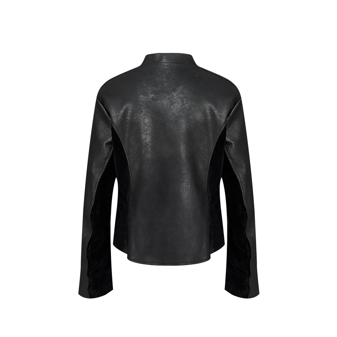 TH4SWE Retro Ornate Buckled Faux Leather Jacket-Jacket-S-Free Shipping Leatheretro