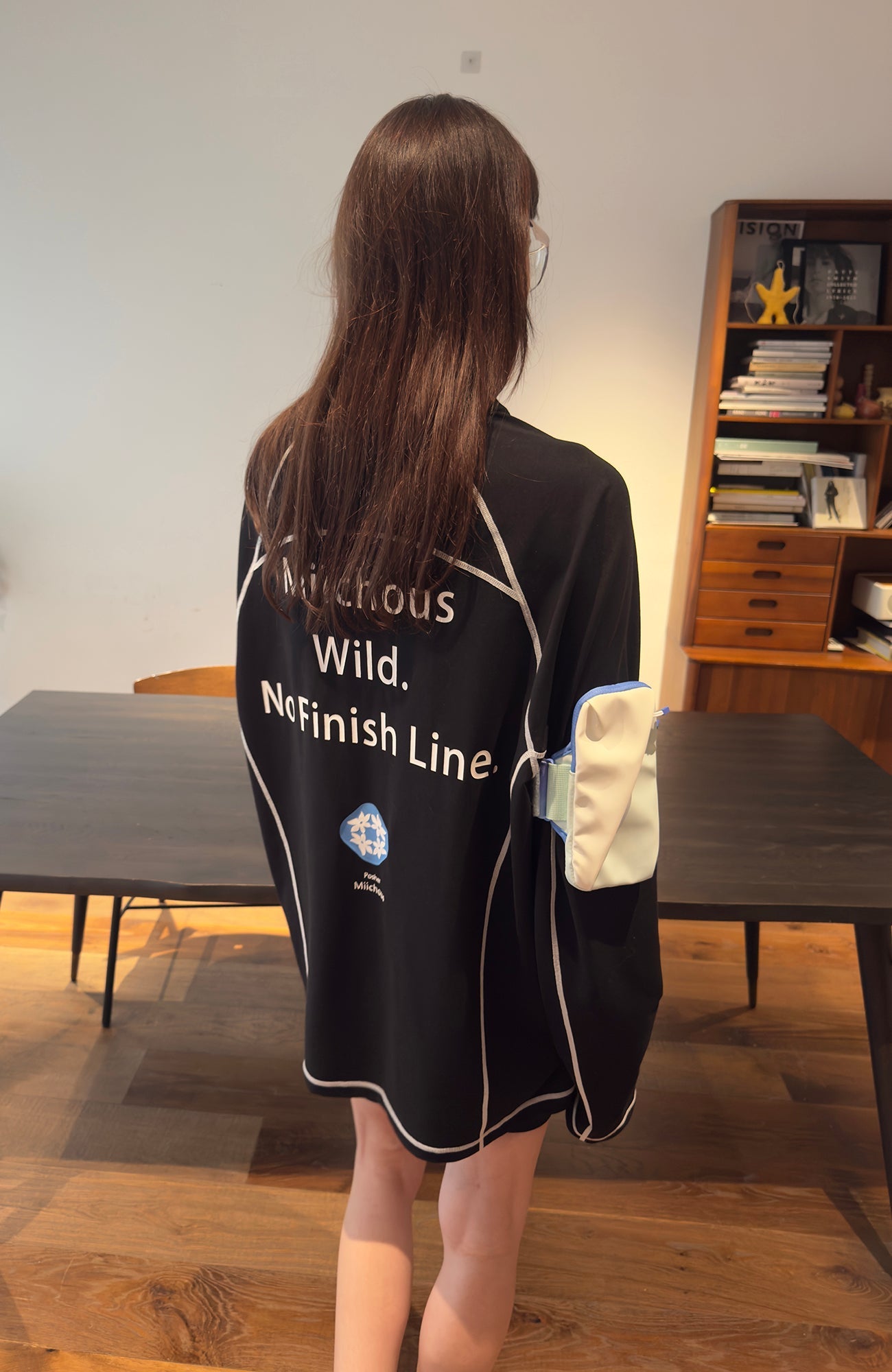 MIICHOUS Contrast Stitching Long-Sleeve Tee-L/S Tee-S-Free Shipping Leatheretro