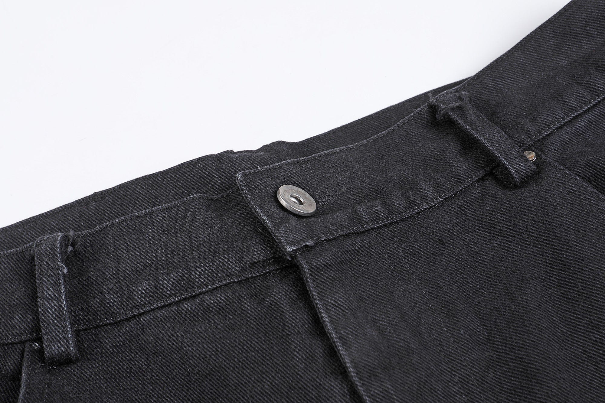 WHISTLEHUNTER Stacked Washed Rivet Flare Jeans-Jeans-S-Blue-Free Shipping Leatheretro