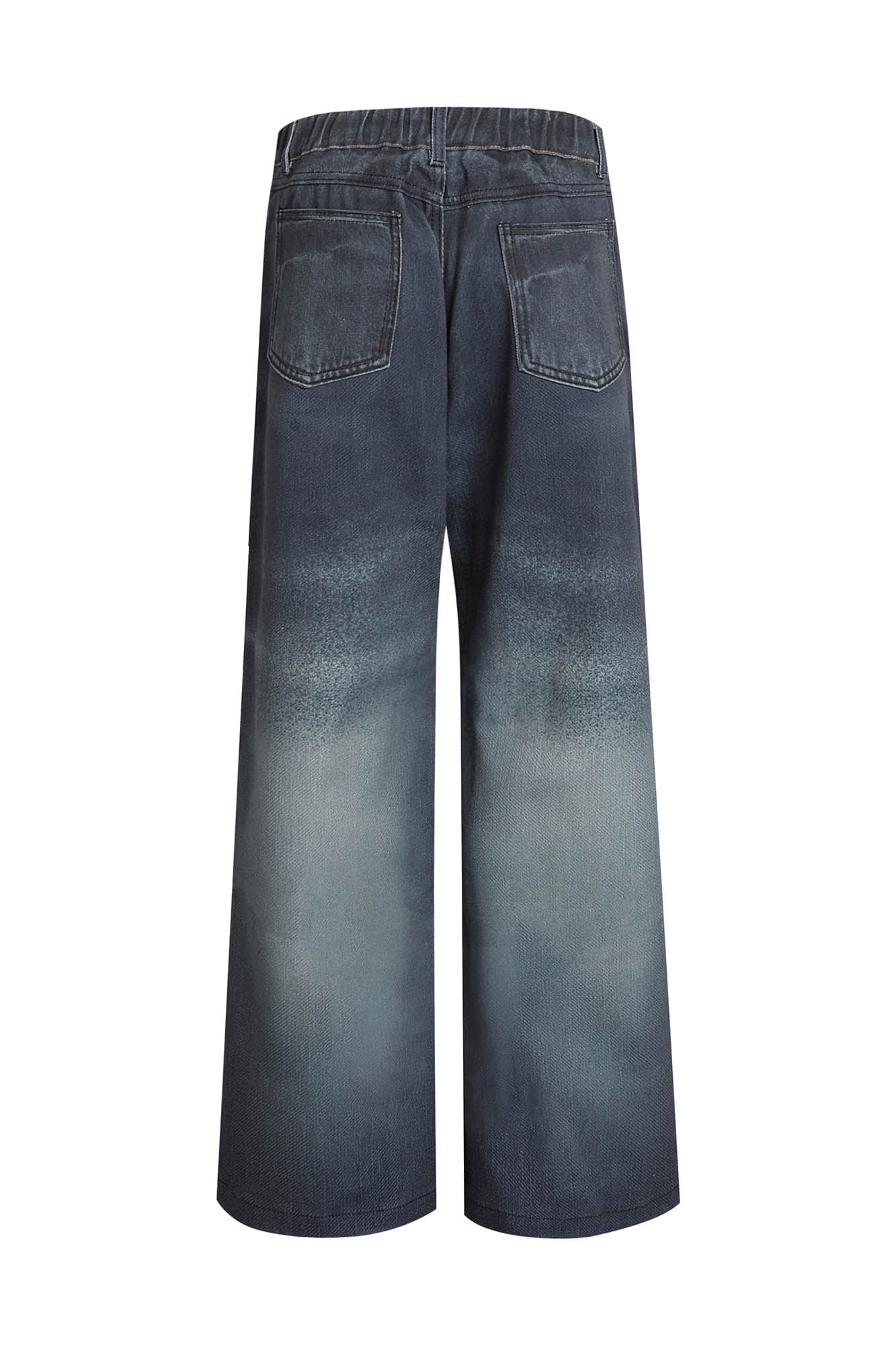 DND4DES×Faychui Leopard Wings Embroidered Wide-Leg Jeans-Jeans-S-Free Shipping Leatheretro