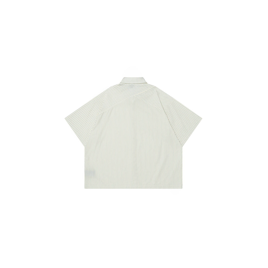 OVDY Pinstriped Cross Paneled Back Half Shirt-Half shirt-S-Free Shipping Leatheretro