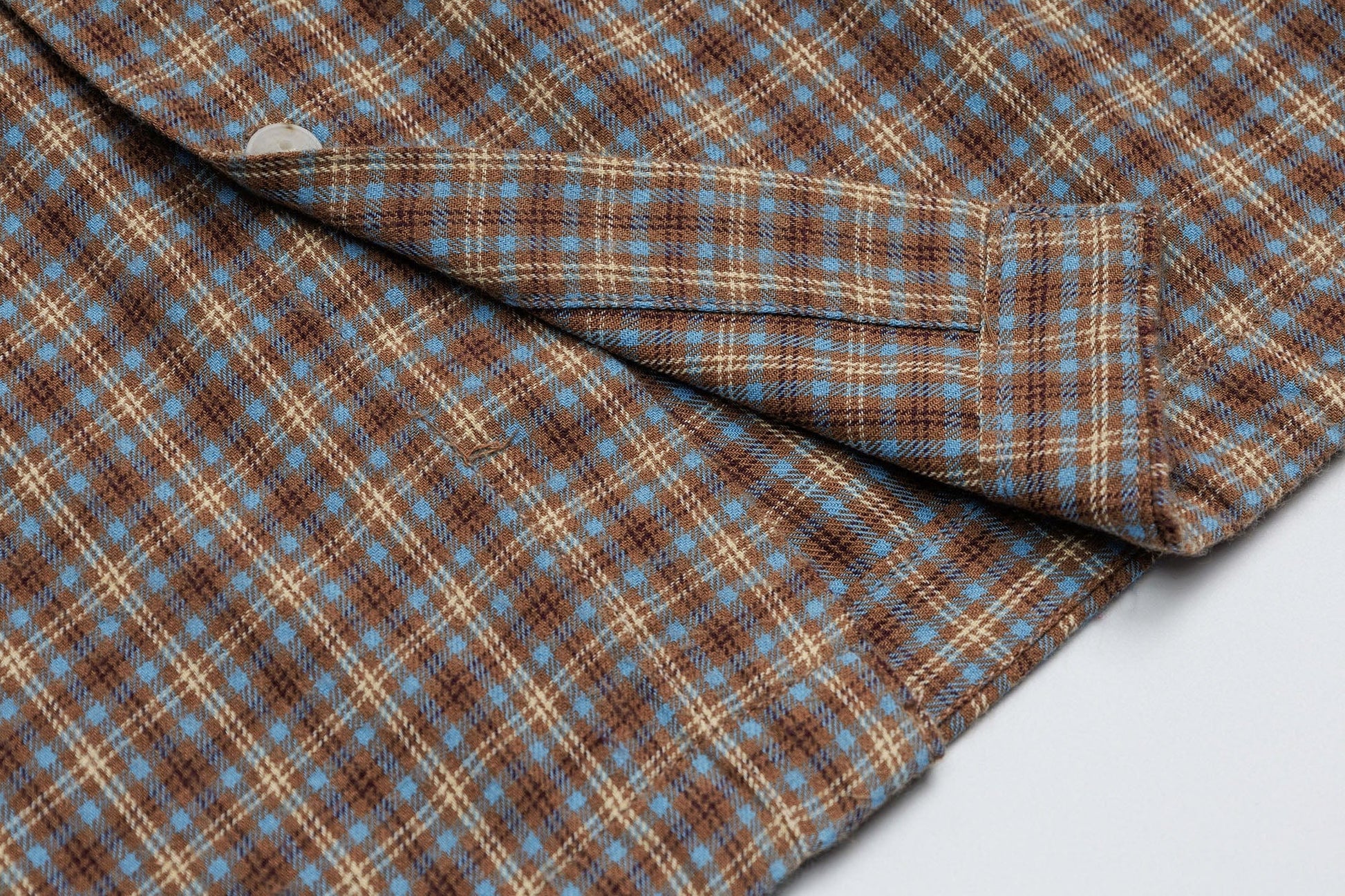 OVDY Raw-Edge Patchwork Graphic Plaid Half Shirt-Half shirt-Red-S-Free Shipping Leatheretro