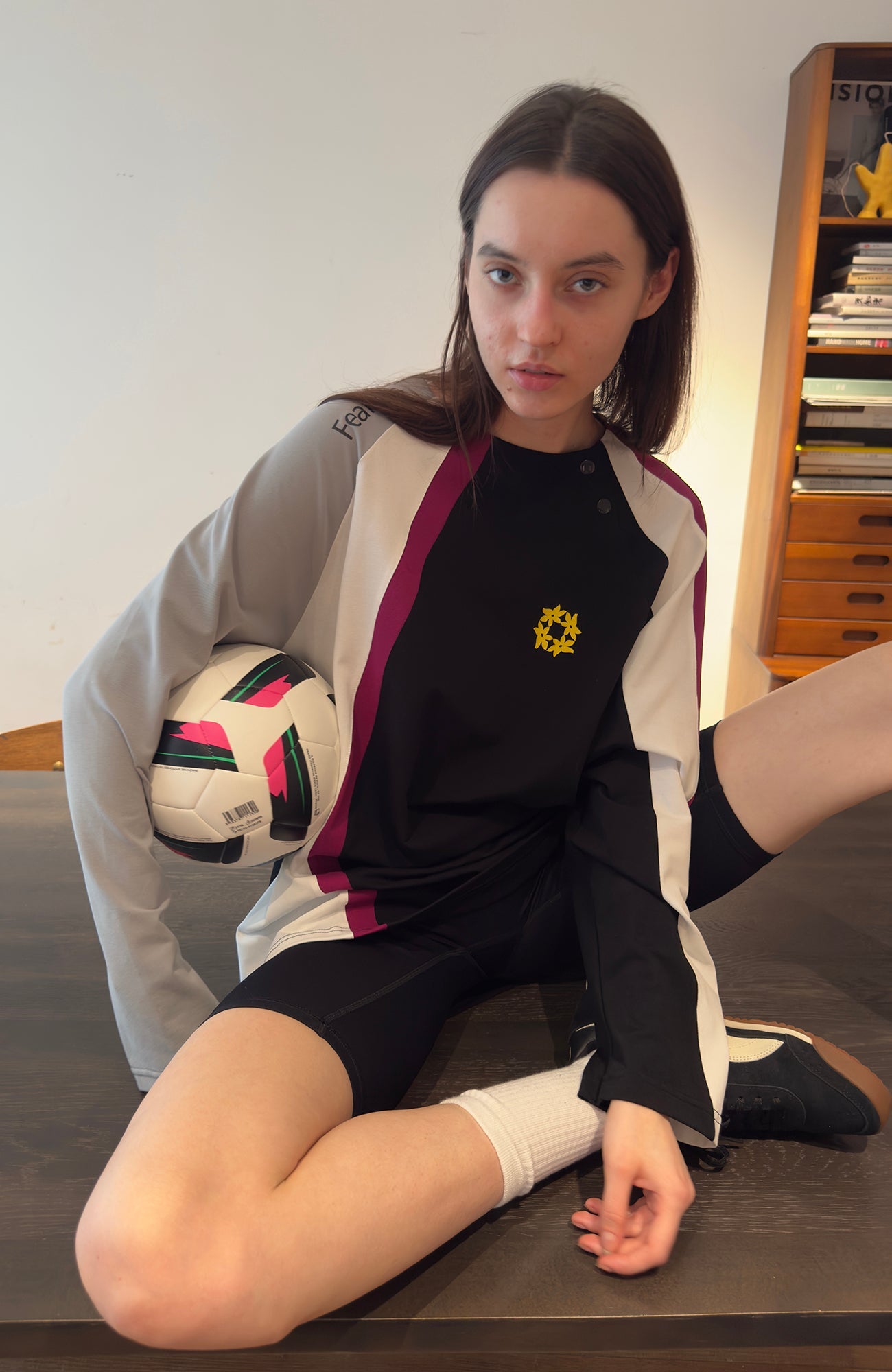MIICHOUS Asymmetric Colorblocked Quick-Dry Long-Sleeve Tee-L/S Tee-S-Free Shipping Leatheretro