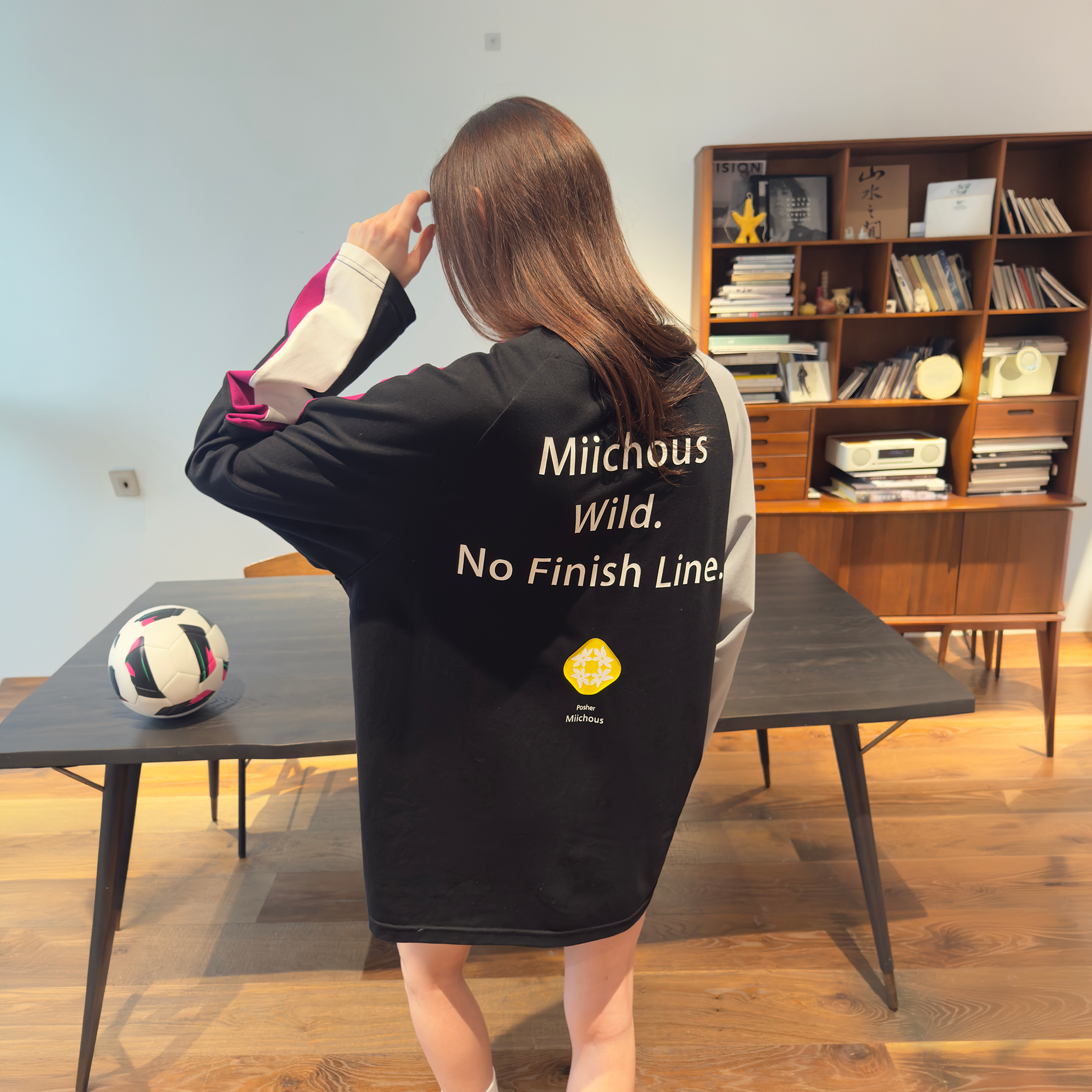 MIICHOUS Asymmetric Colorblocked Quick-Dry Long-Sleeve Tee-L/S Tee-S-Free Shipping Leatheretro