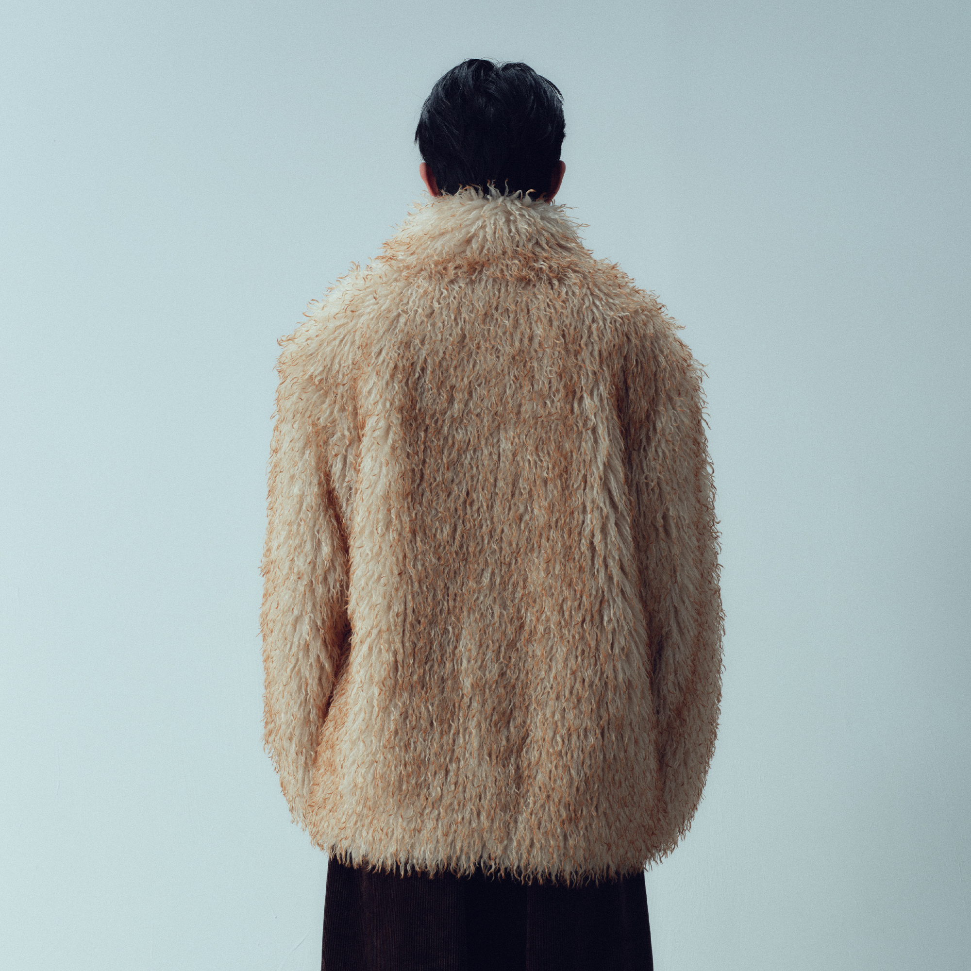 KADAKADA Ombre Faux Fur Jacket-Jacket-M-Free Shipping Leatheretro