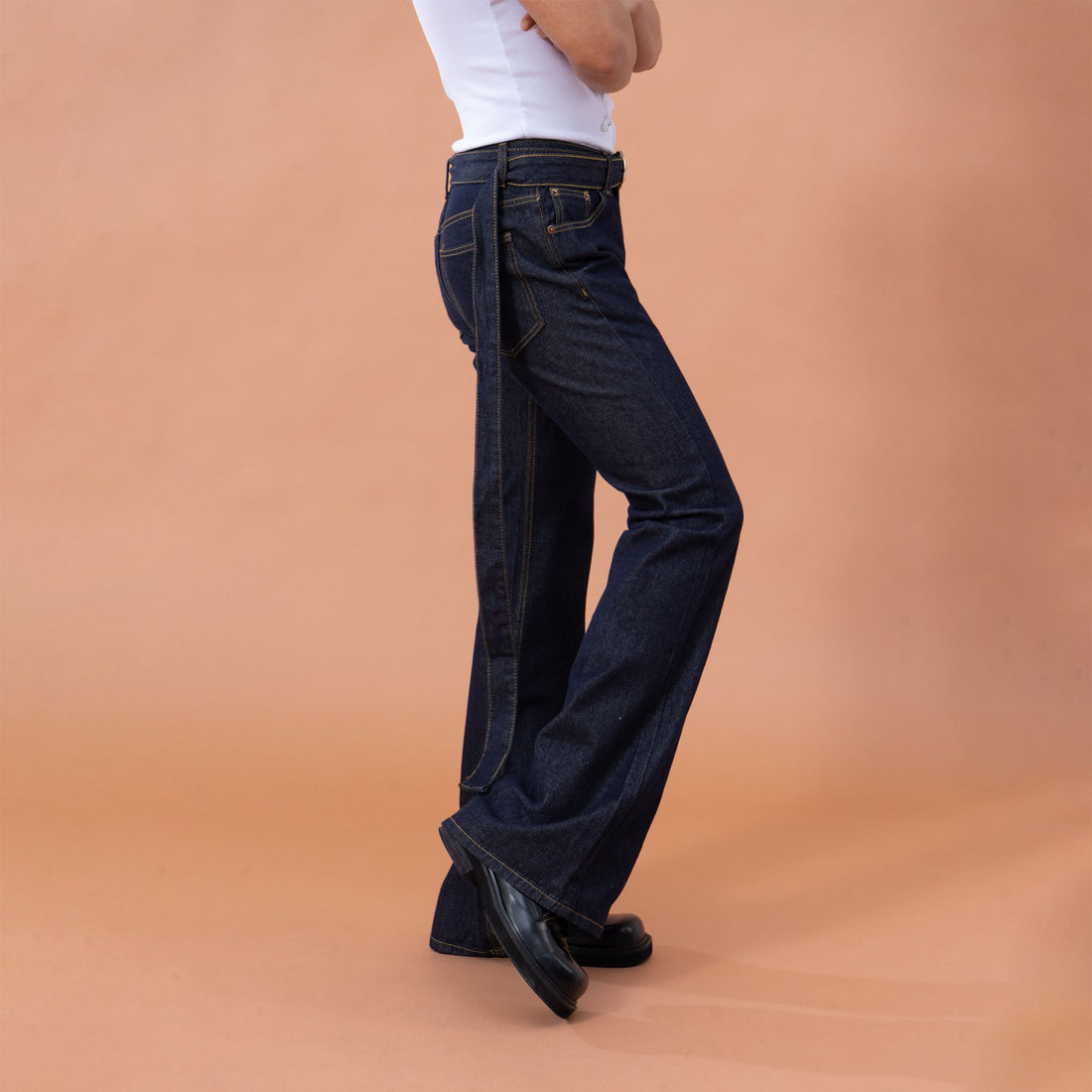 CLP Retro Flared Raw Jeans-Jeans-S-Free Shipping Leatheretro