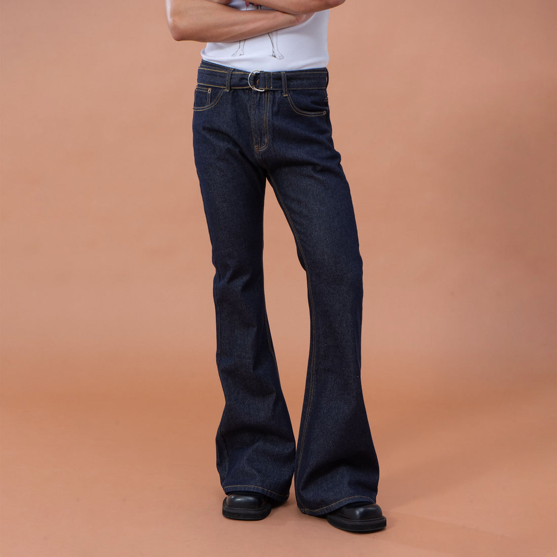 CLP Retro Flared Raw Jeans-Jeans-S-Free Shipping Leatheretro