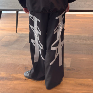 MIICHOUS 1st 3A Graphic Wide-Leg Track Pants-Pants-S-Free Shipping Leatheretro