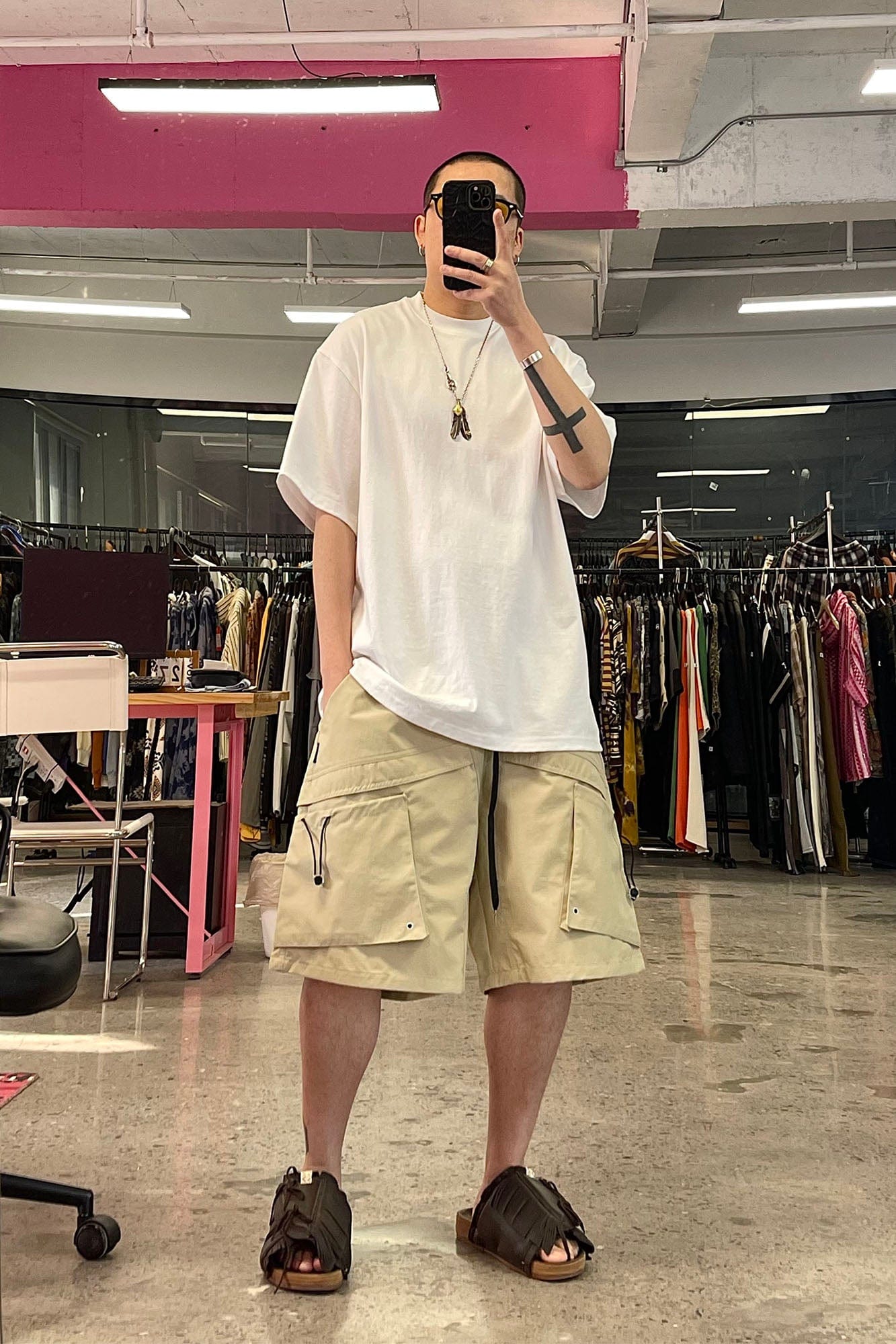 ME DA IGUAL Multi-Pocket Waterproof Cargo Shorts-Shorts-M-Khaki-Free Shipping Leatheretro