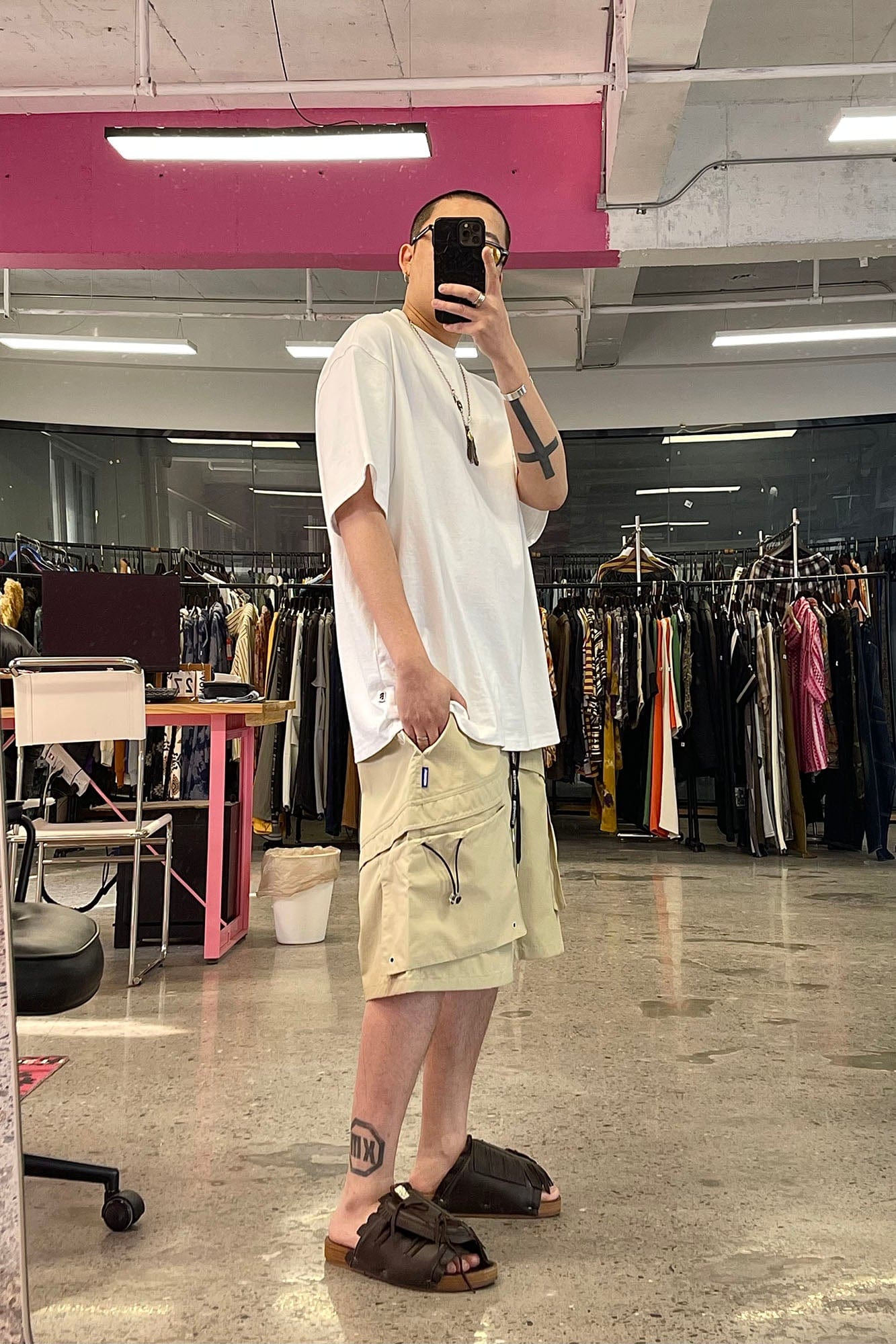 ME DA IGUAL Multi-Pocket Waterproof Cargo Shorts-Shorts-M-Khaki-Free Shipping Leatheretro