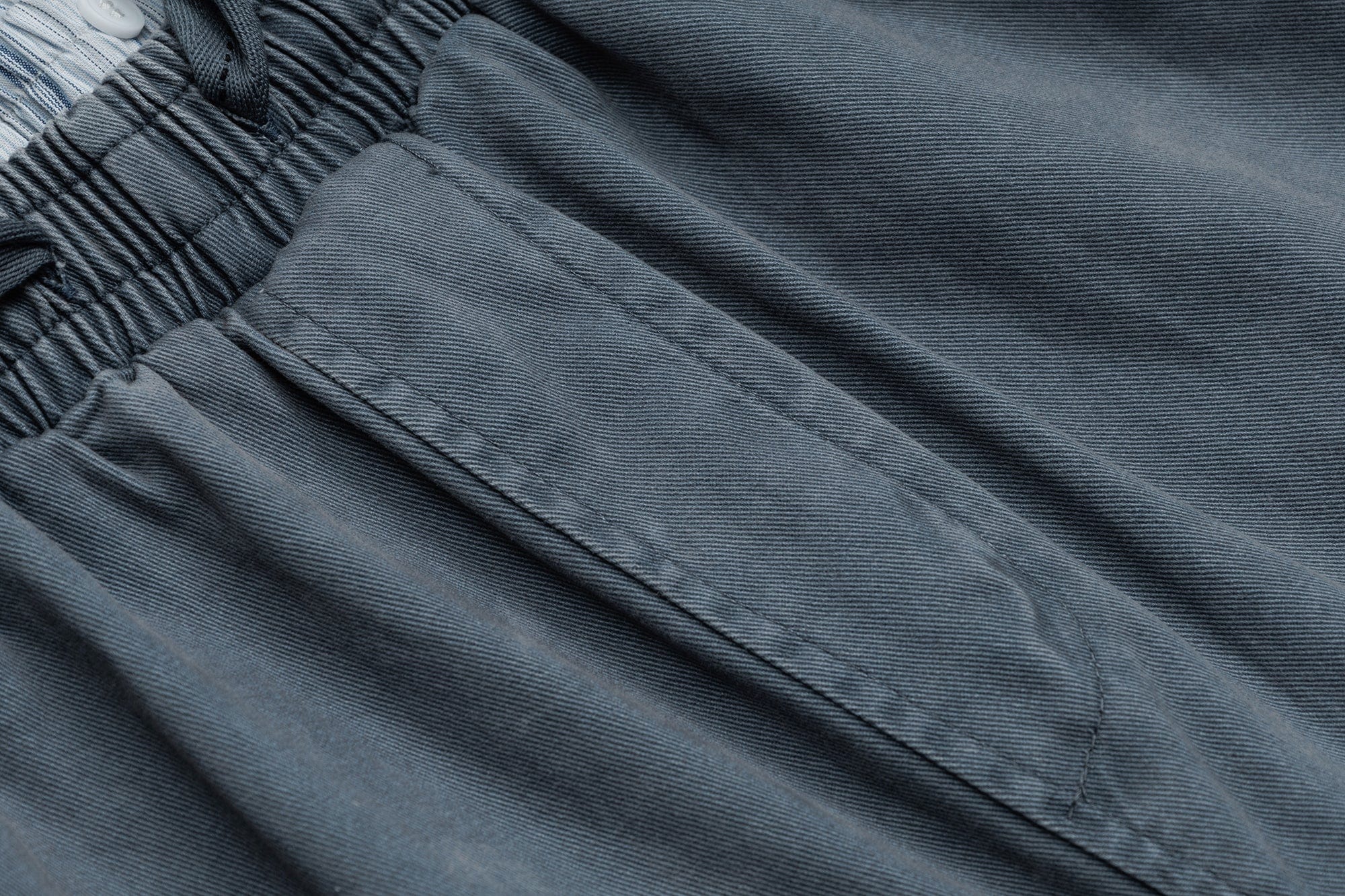 OVDY Layered-Waist Distressed Straight-Leg Pants-Pants-Blue-S-Free Shipping Leatheretro
