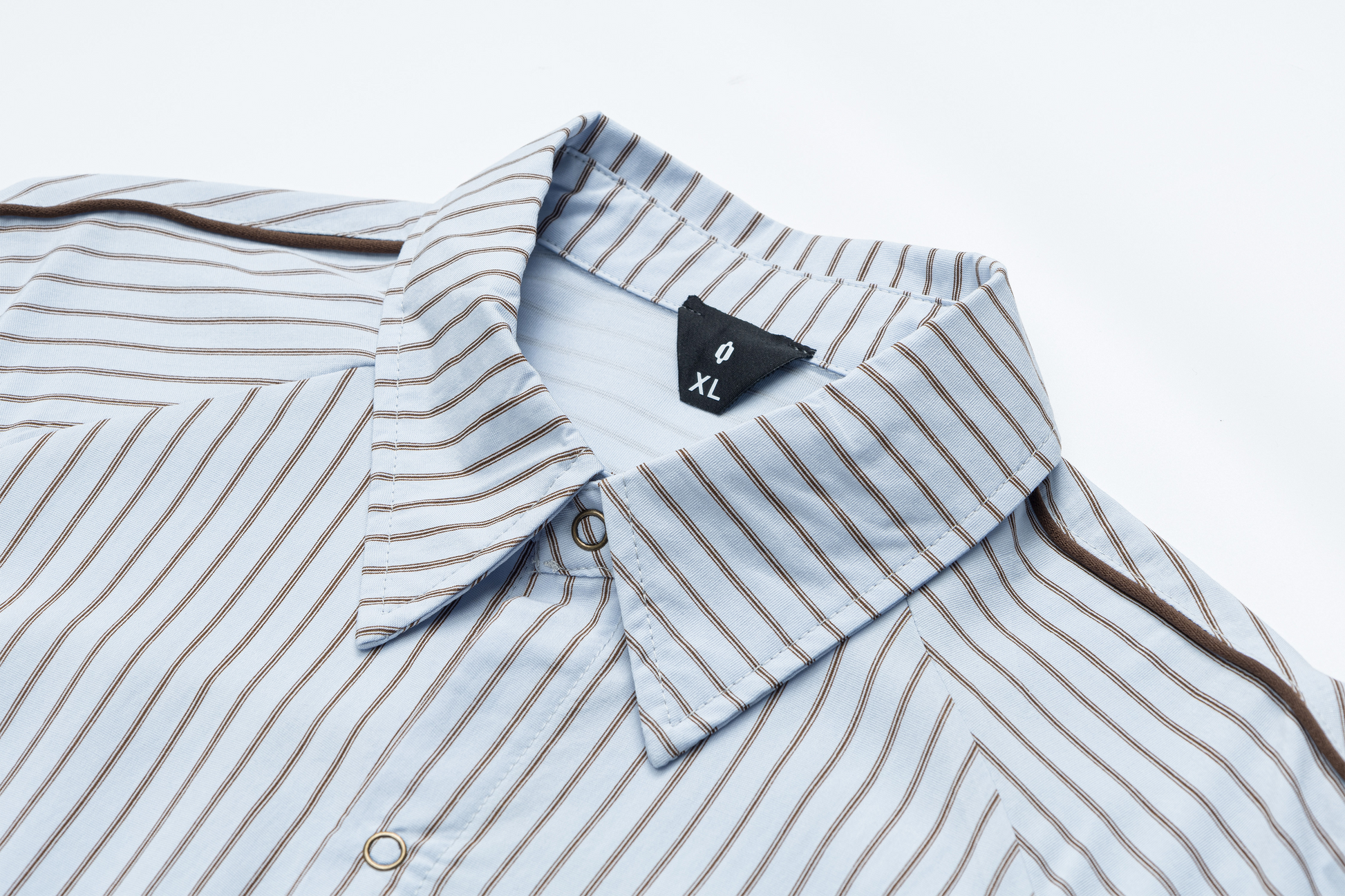 OVDY Minimal Stripe Long-Sleeve Shirt-Shirt-S-Blue-Free Shipping Leatheretro