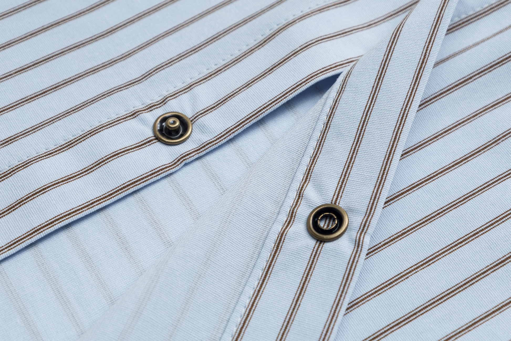 OVDY Minimal Stripe Long-Sleeve Shirt-Shirt-S-Blue-Free Shipping Leatheretro