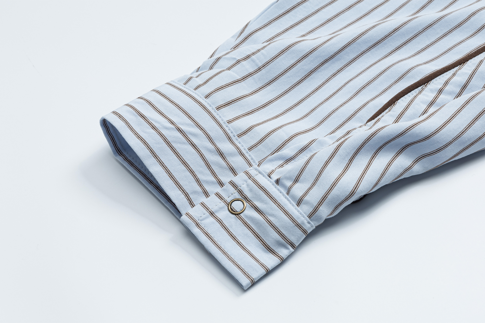 OVDY Minimal Stripe Long-Sleeve Shirt-Shirt-S-Blue-Free Shipping Leatheretro